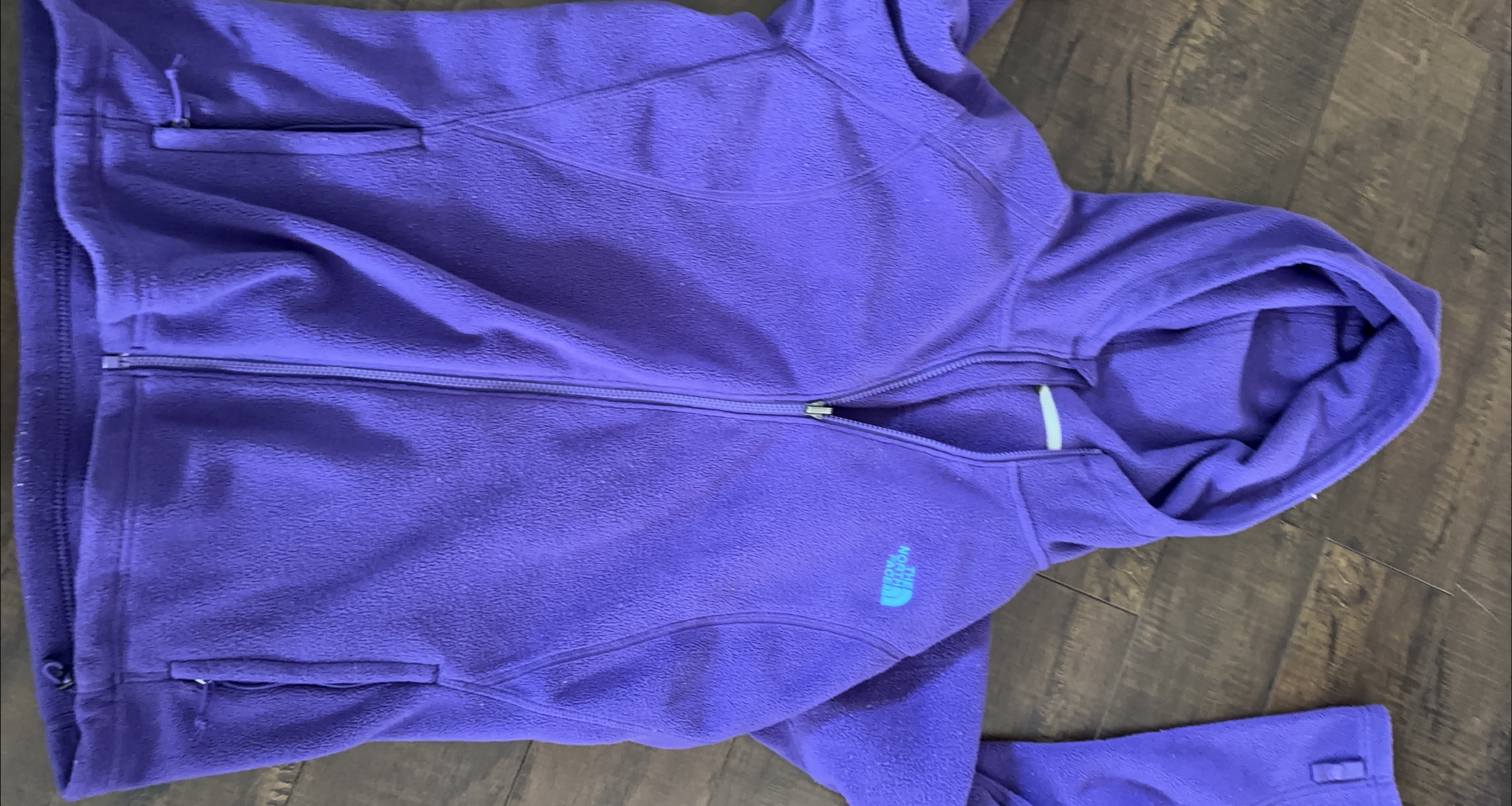 The North Face Purple Fleece Hoodie thumbnail