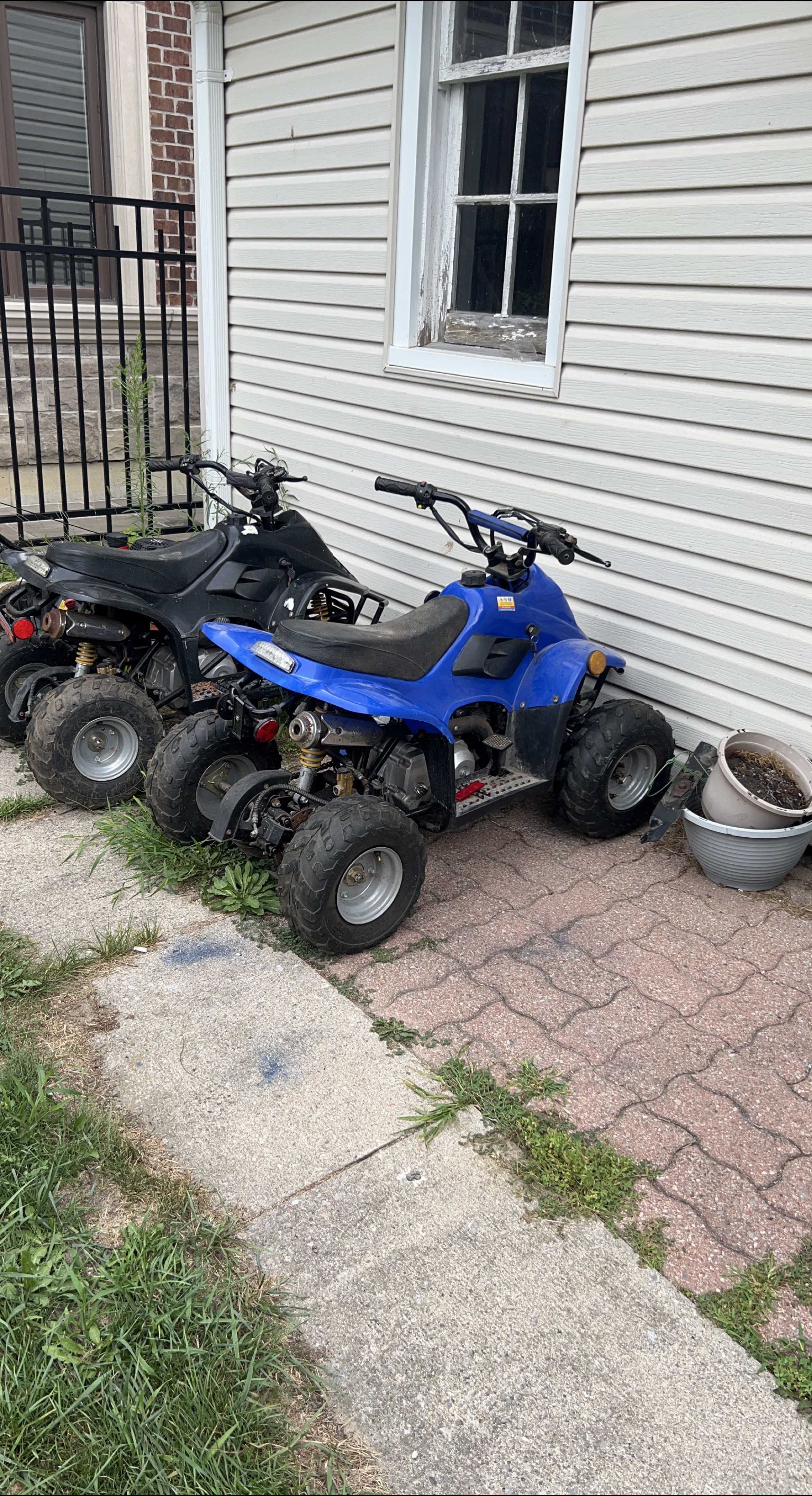 Blue ATV
