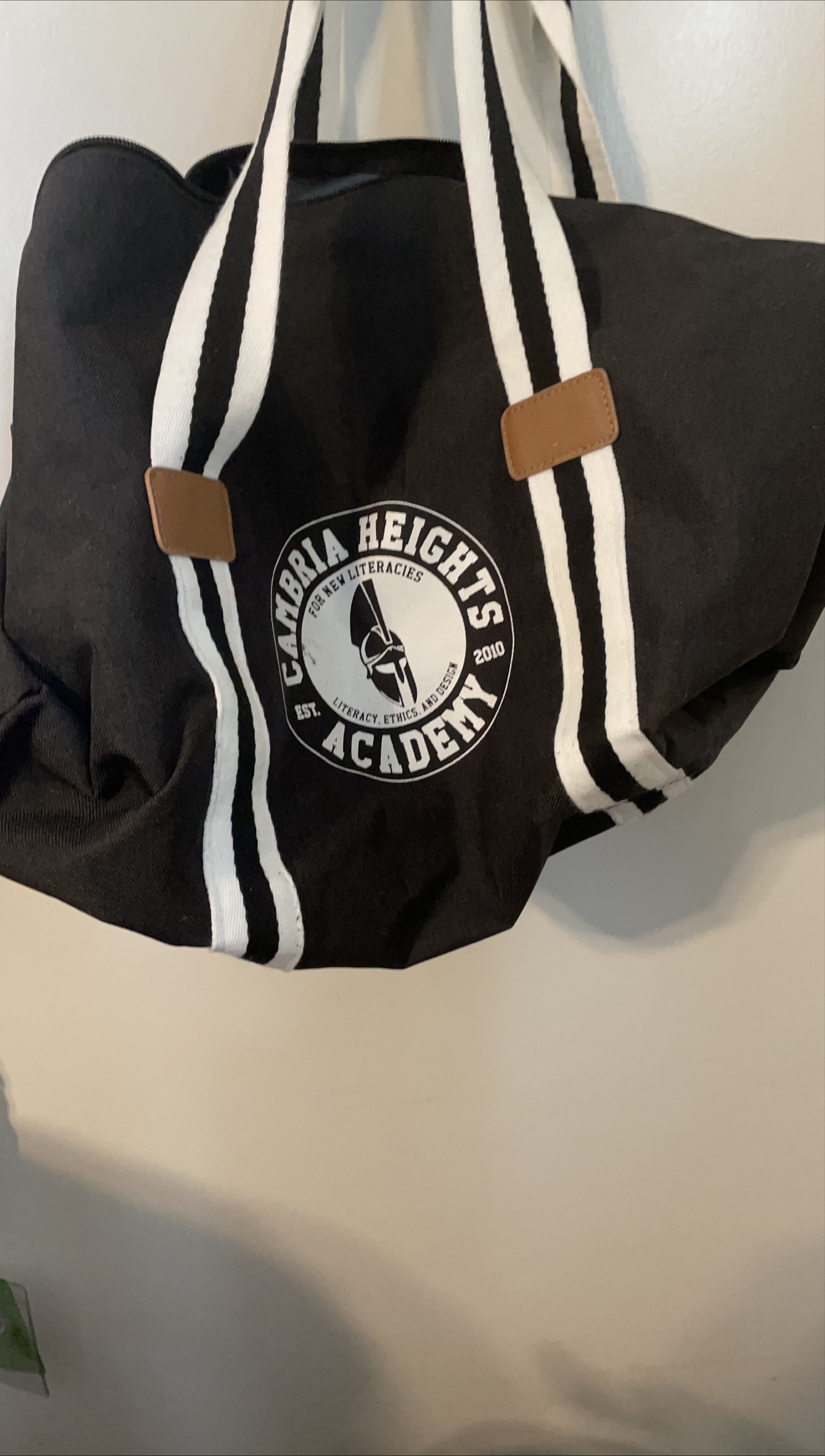 Cambria Heights Academy Black Duffle Bag thumbnail