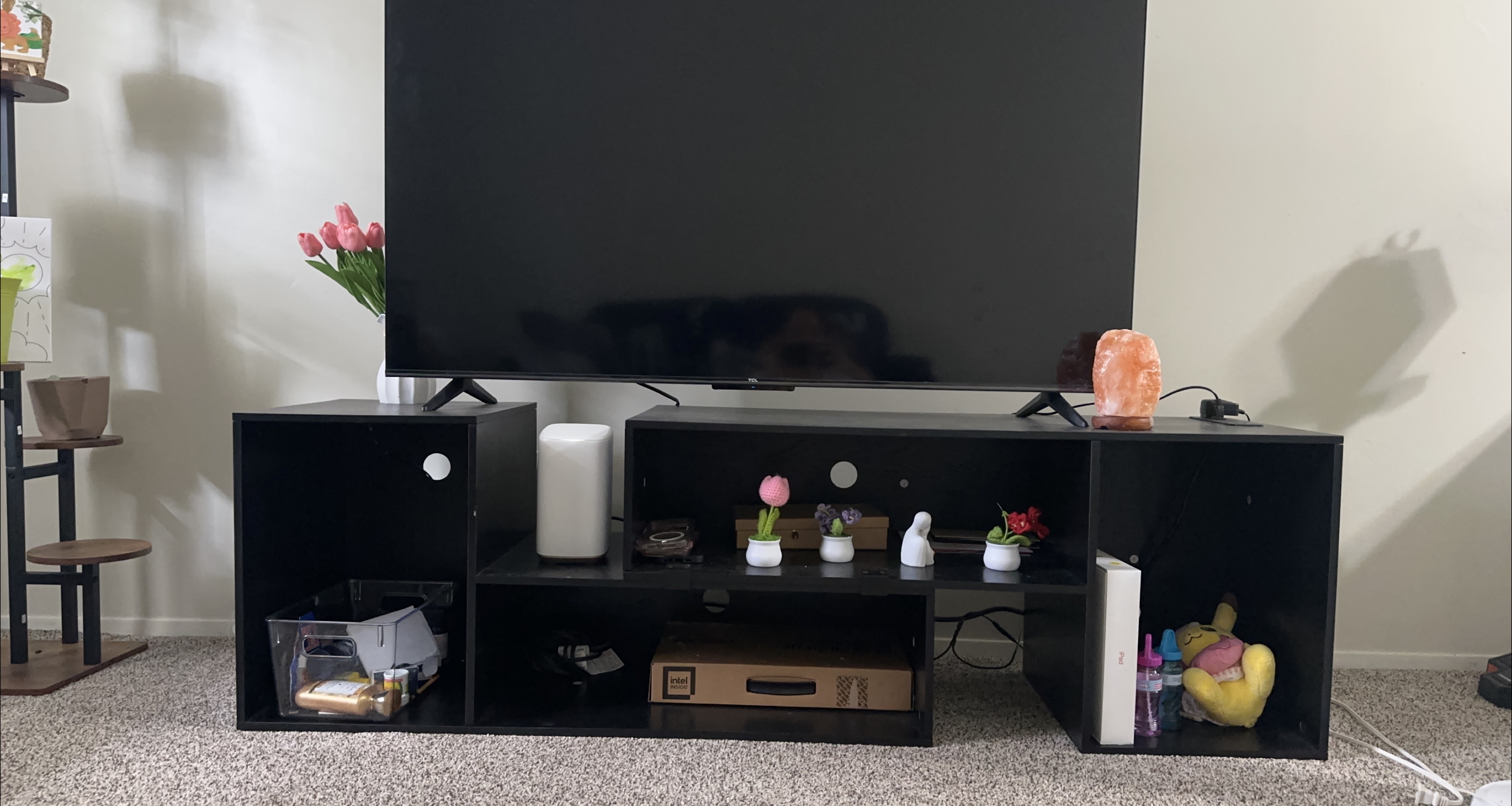 Rolanstar Black TV Stand - Like New! - photo 2