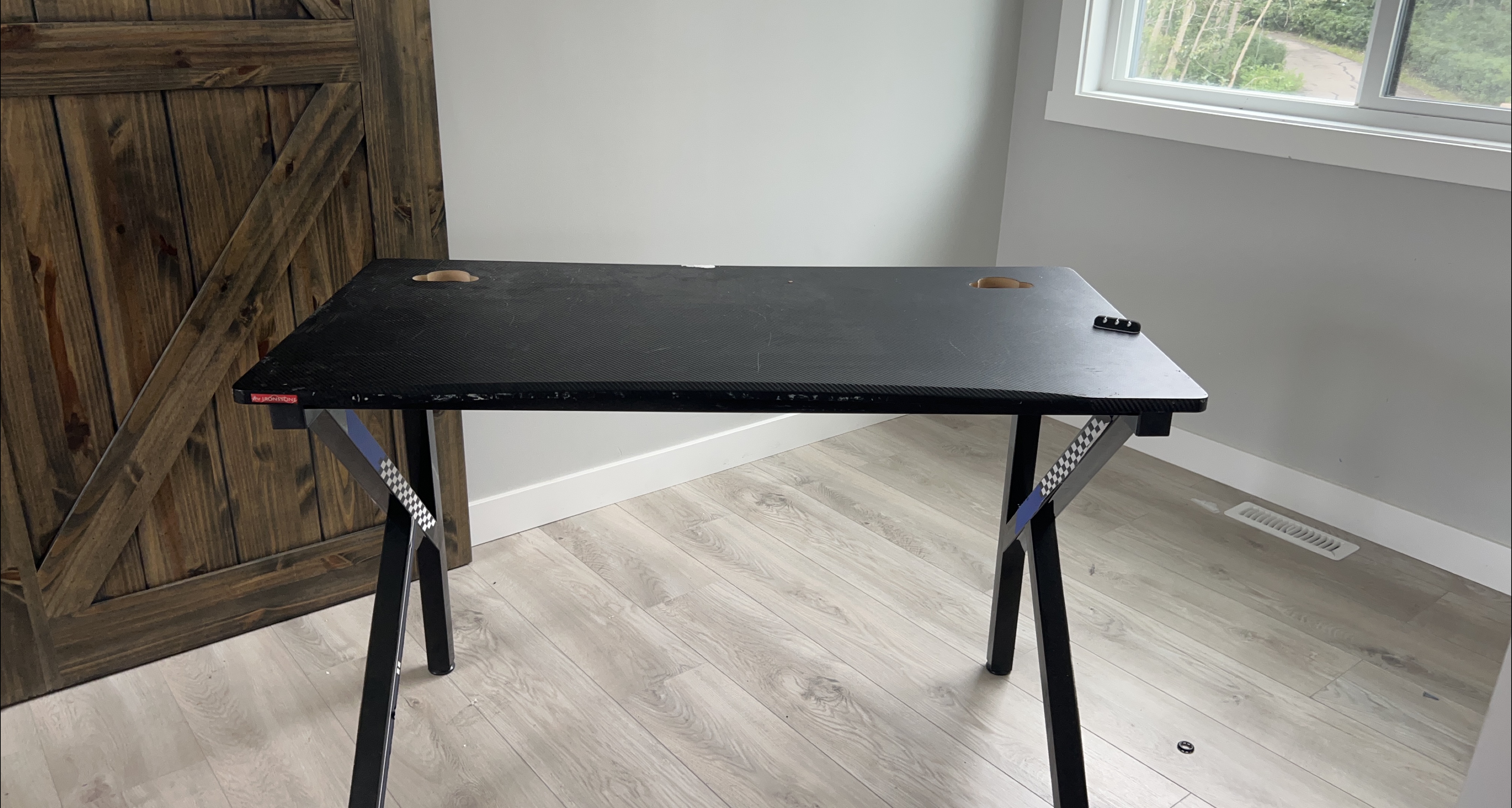 Ironstone Gaming Desk - Black thumbnail