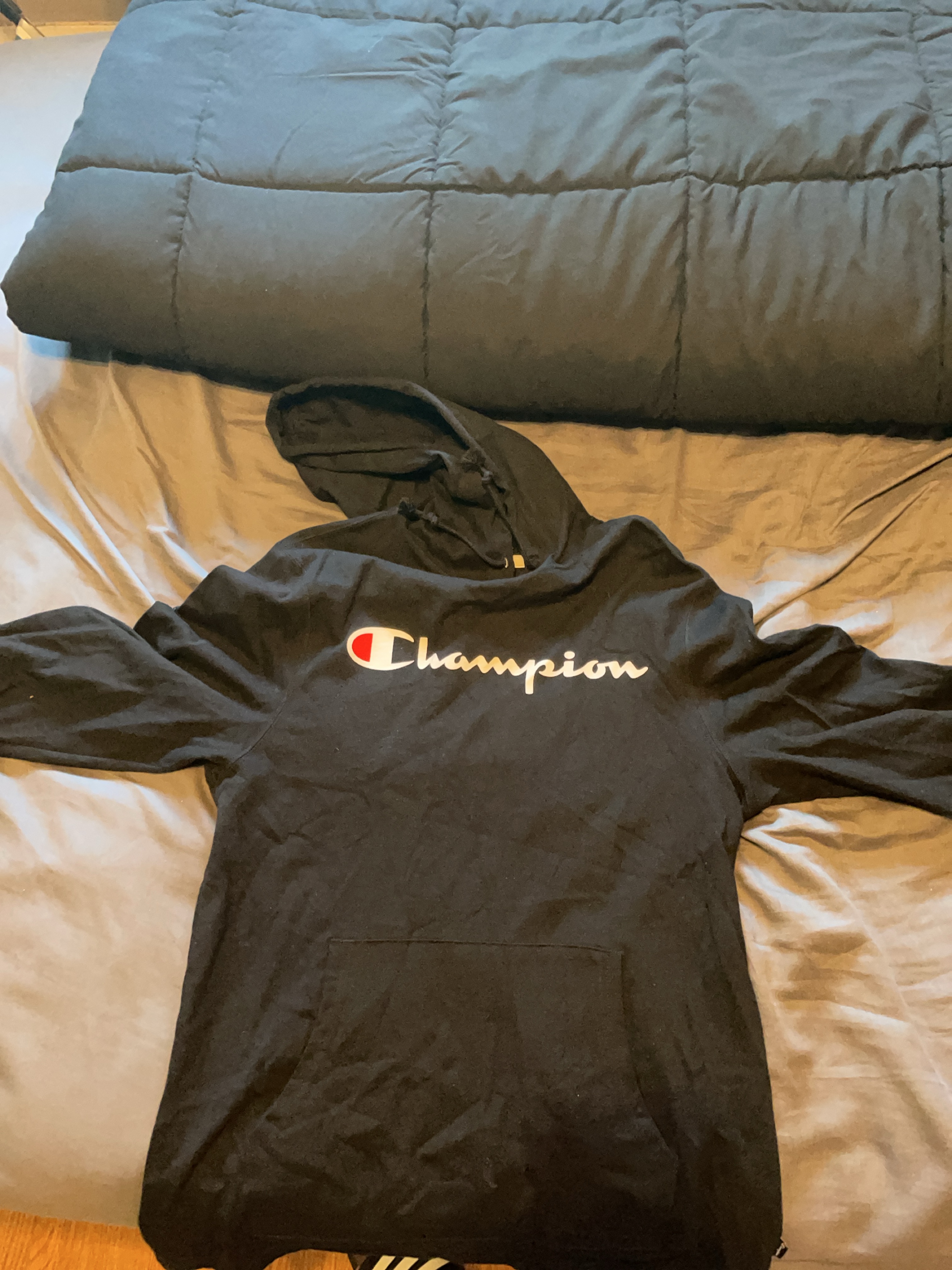 Champion Black Hoodie thumbnail