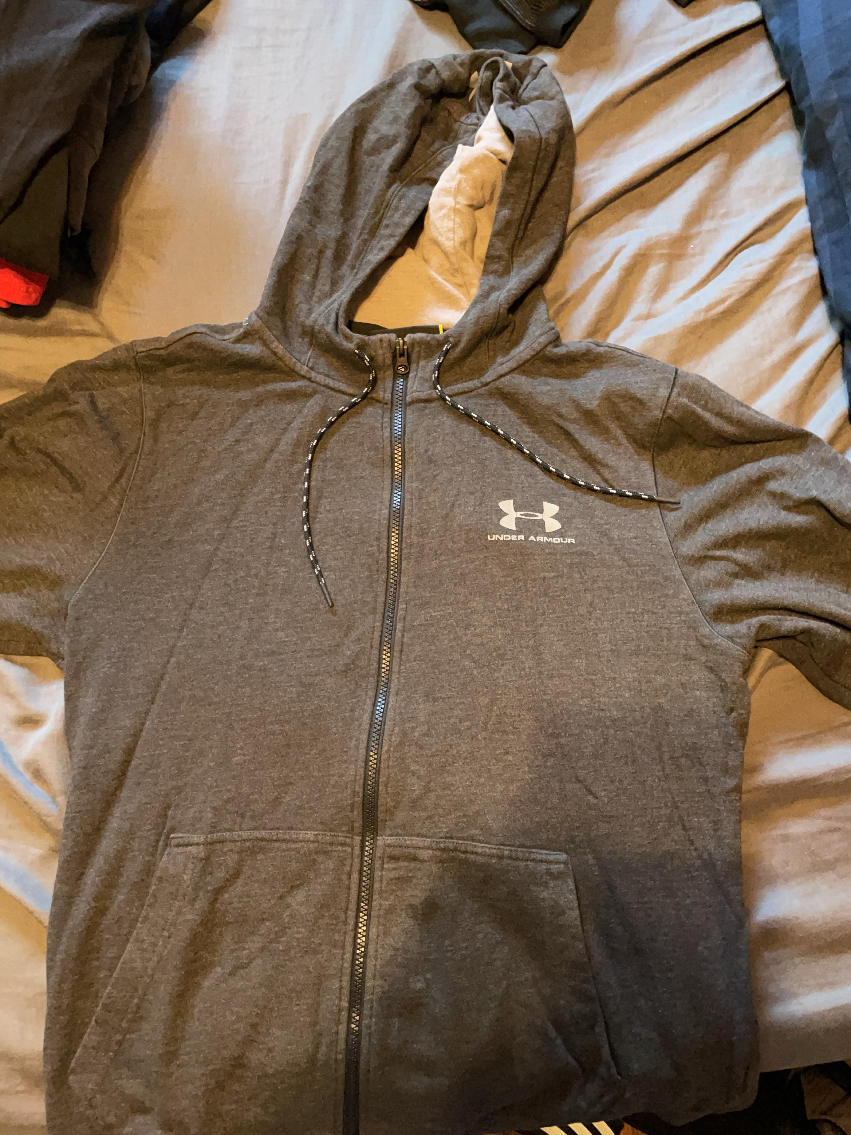 Under Armour Grey Full Zip Hoodie thumbnail
