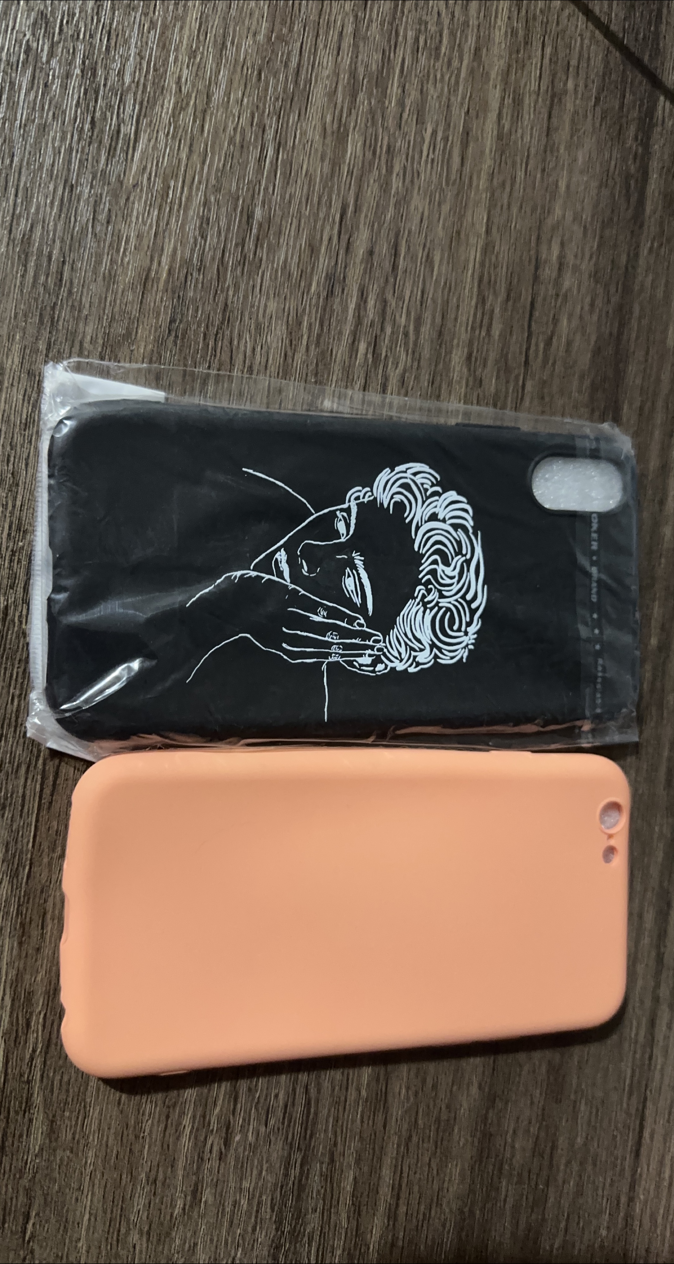 iPhone Cases - Black & Peach thumbnail