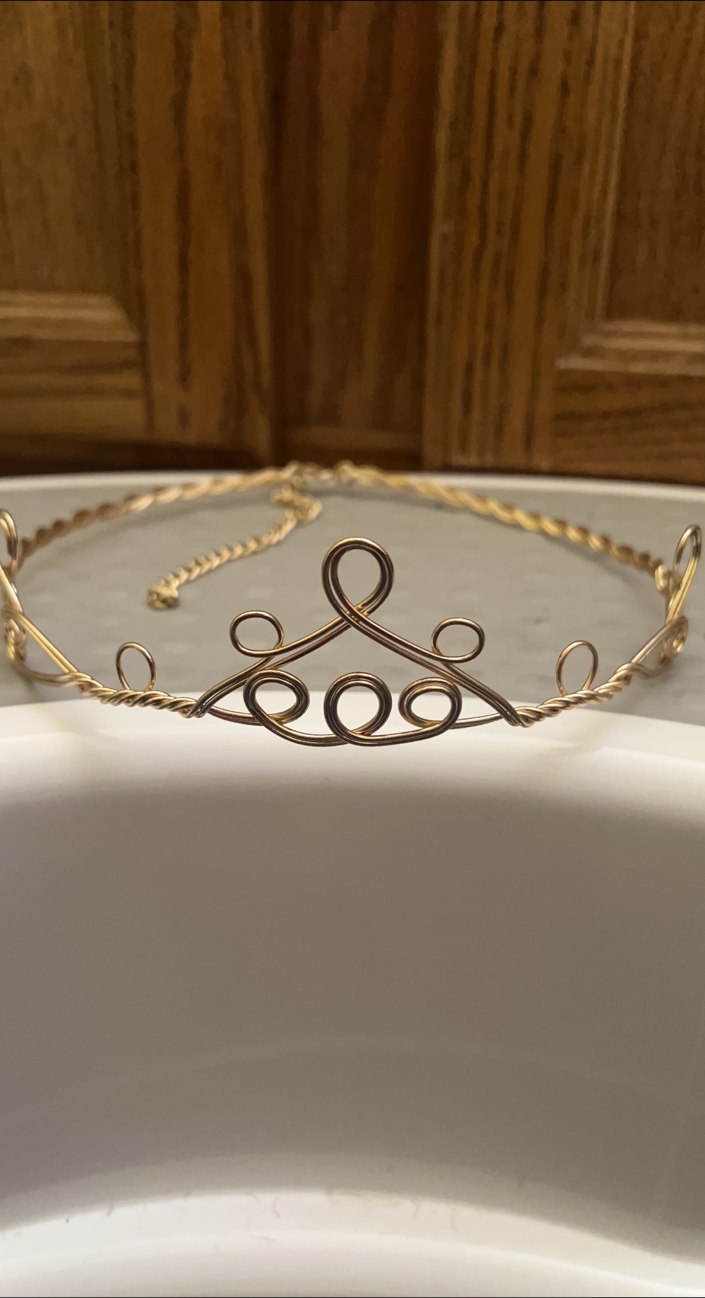 Gold Wire Tiara thumbnail