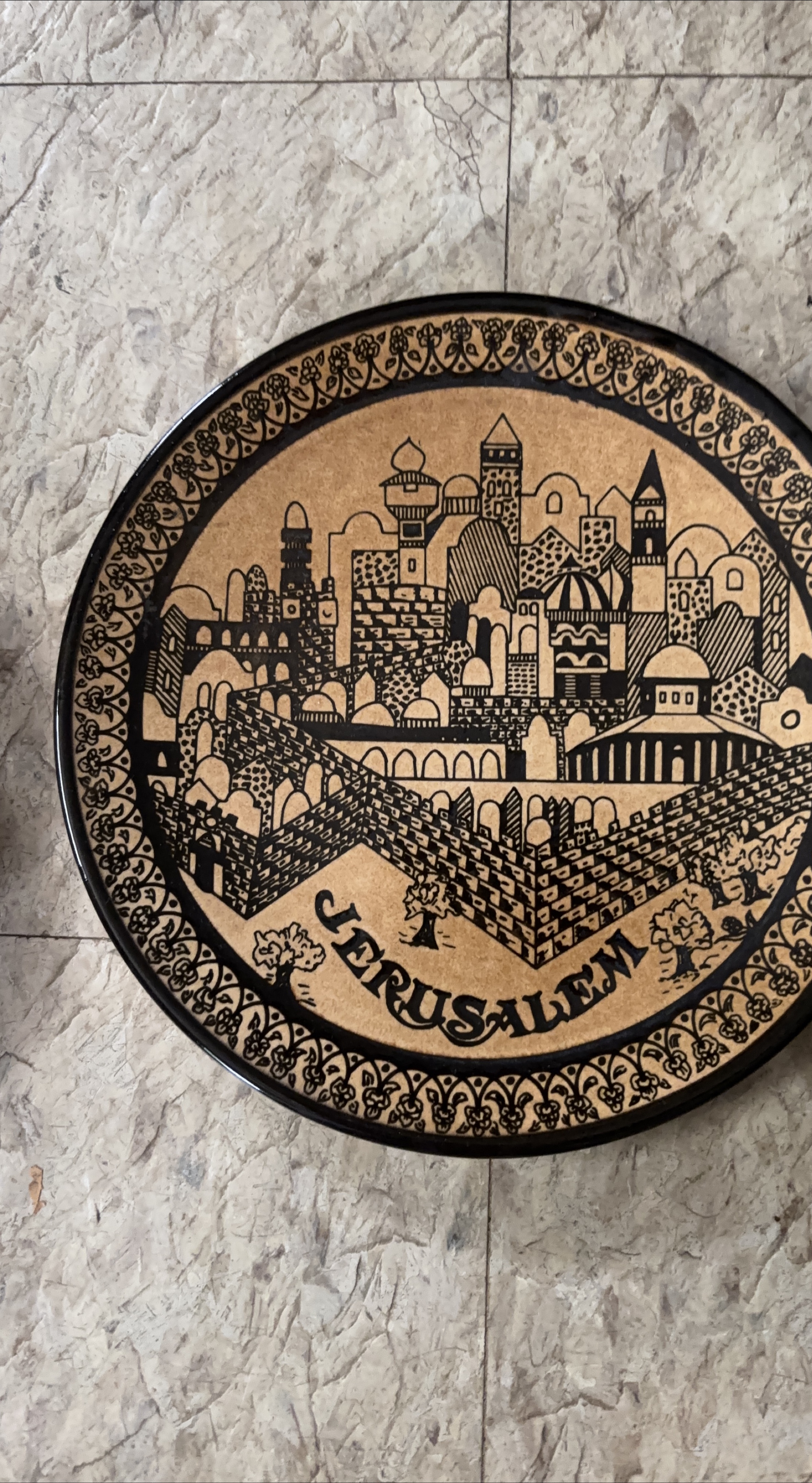 Jerusalem Decorative Plate thumbnail