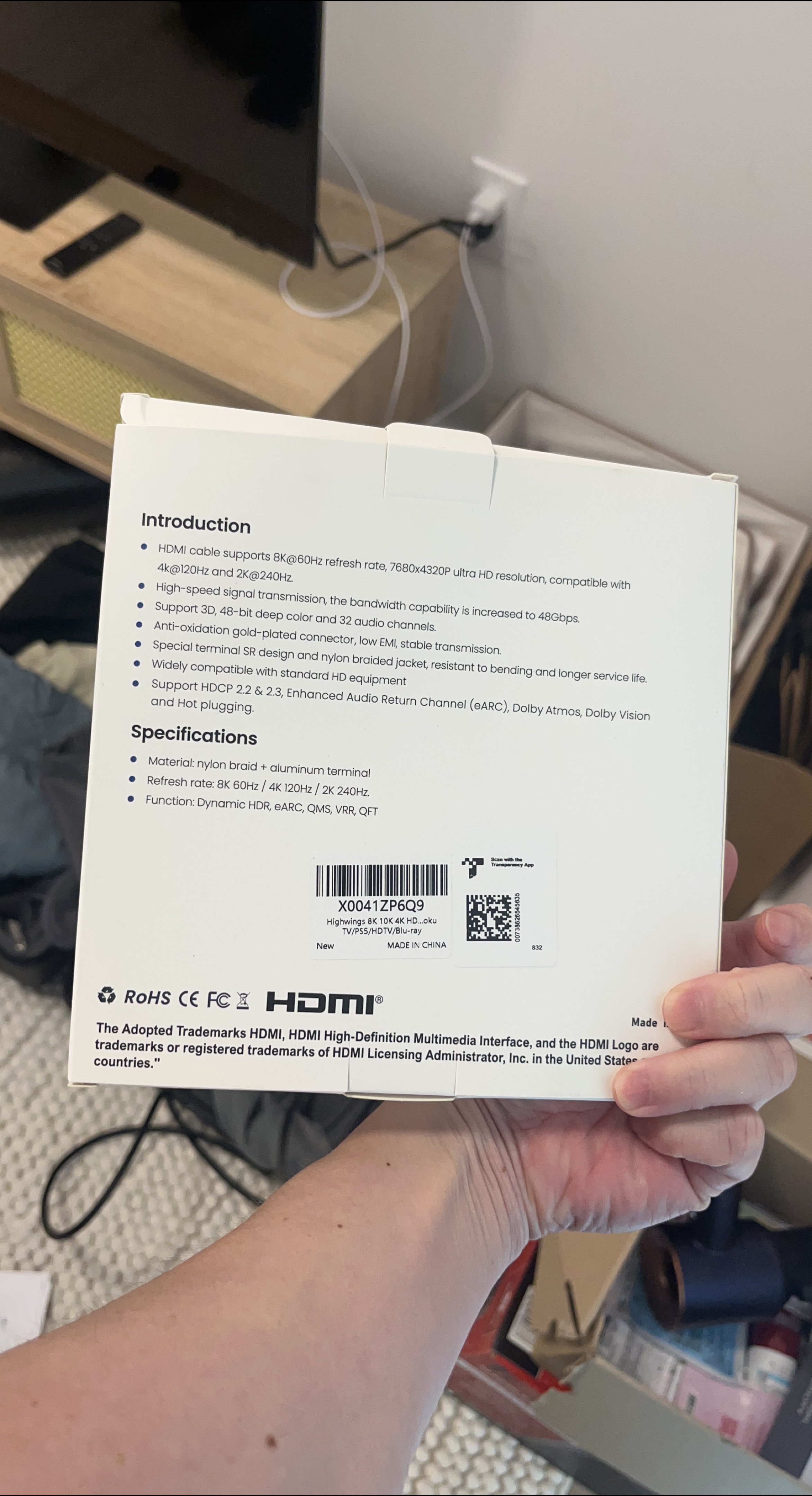 New Highwings 8K HDMI Cable thumbnail