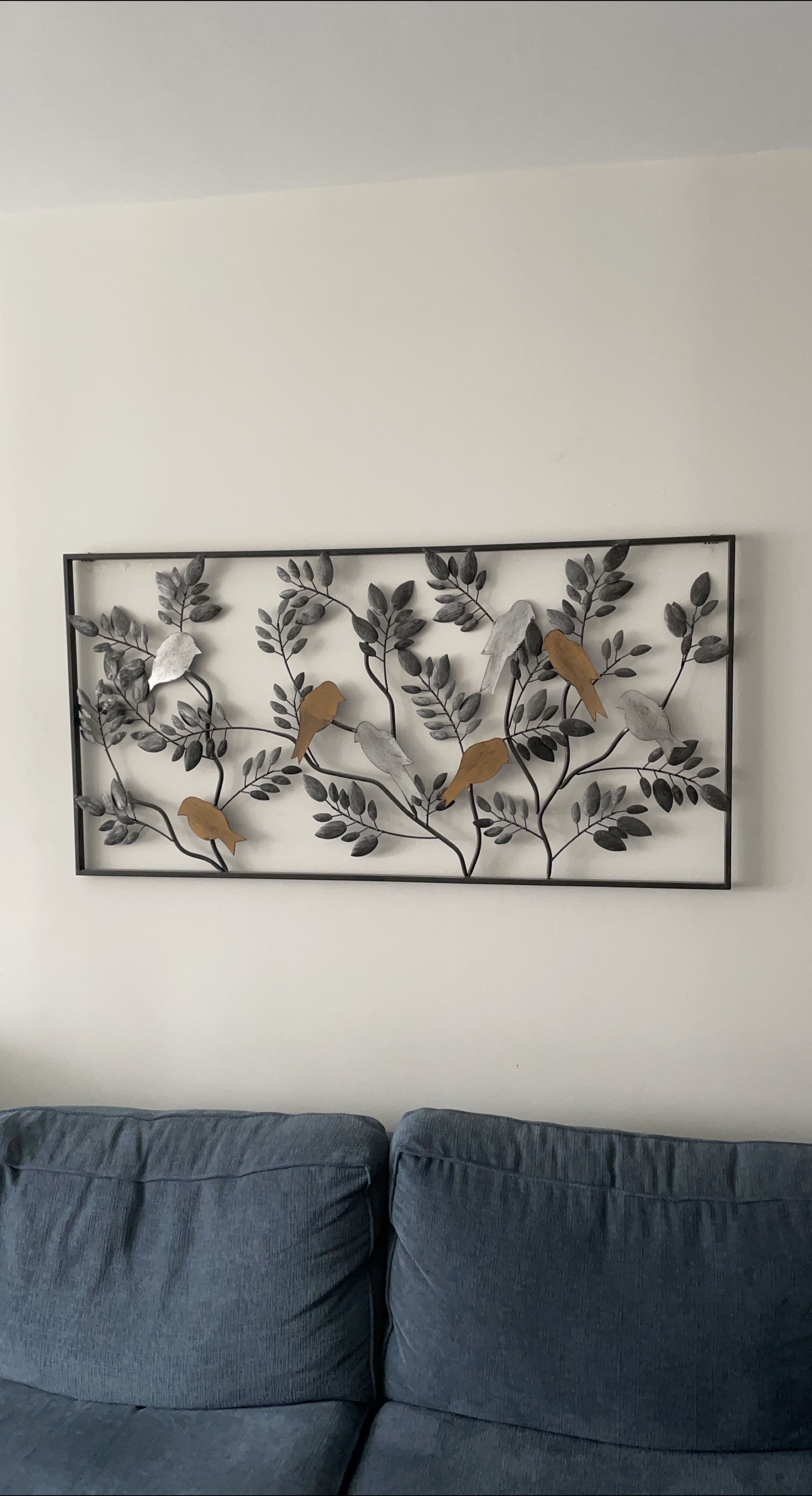 Metal Birds on Branch Wall Decor thumbnail