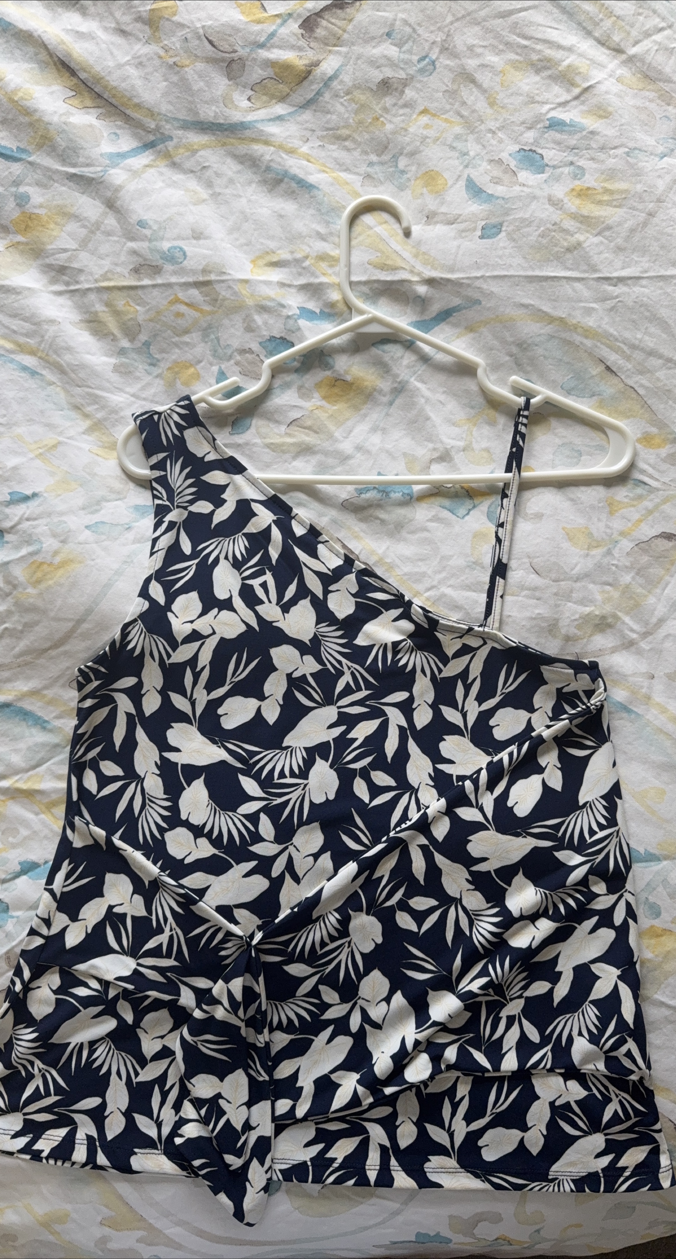 Floral One-Shoulder Top