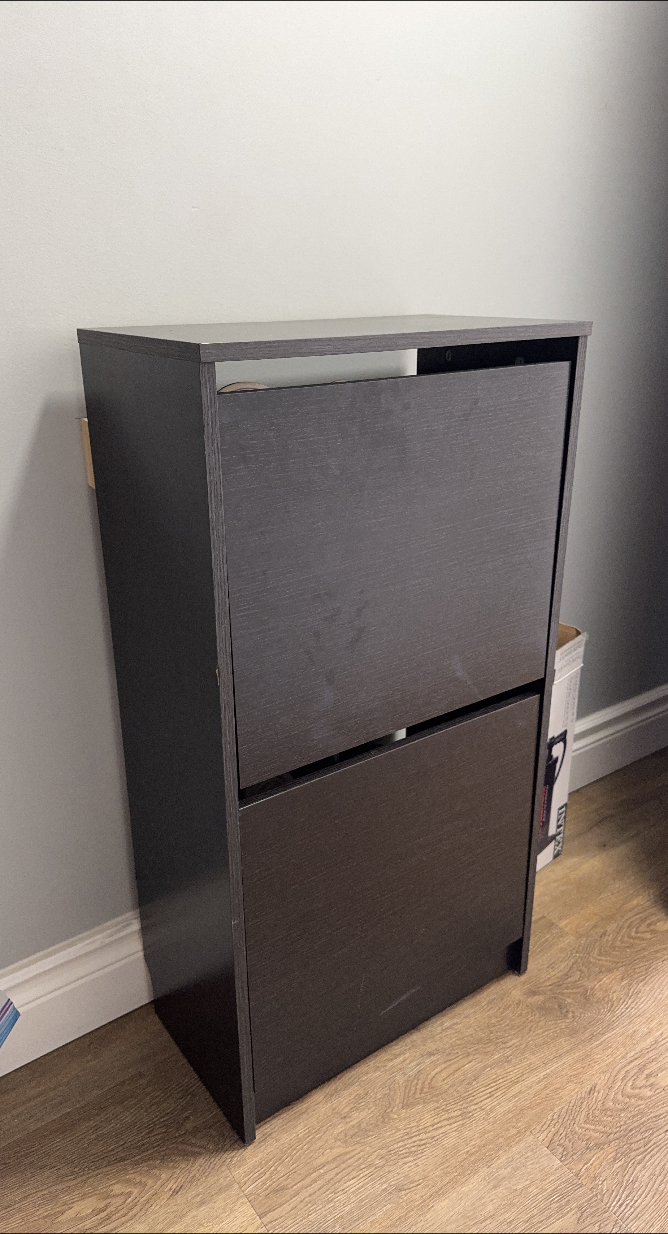 Dark Brown Shoe Cabinet thumbnail