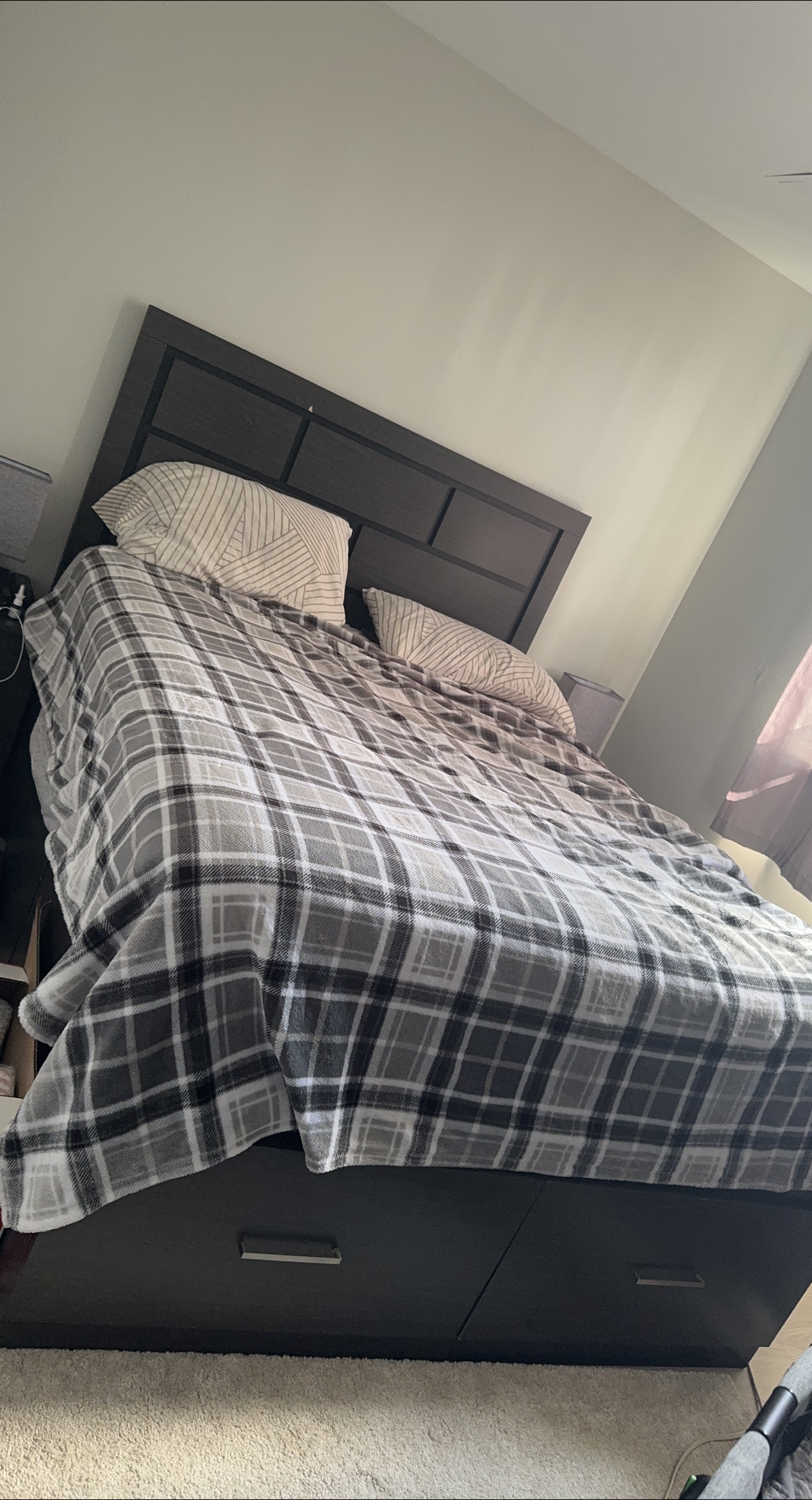 Queen Size Bed Frame with Storage thumbnail