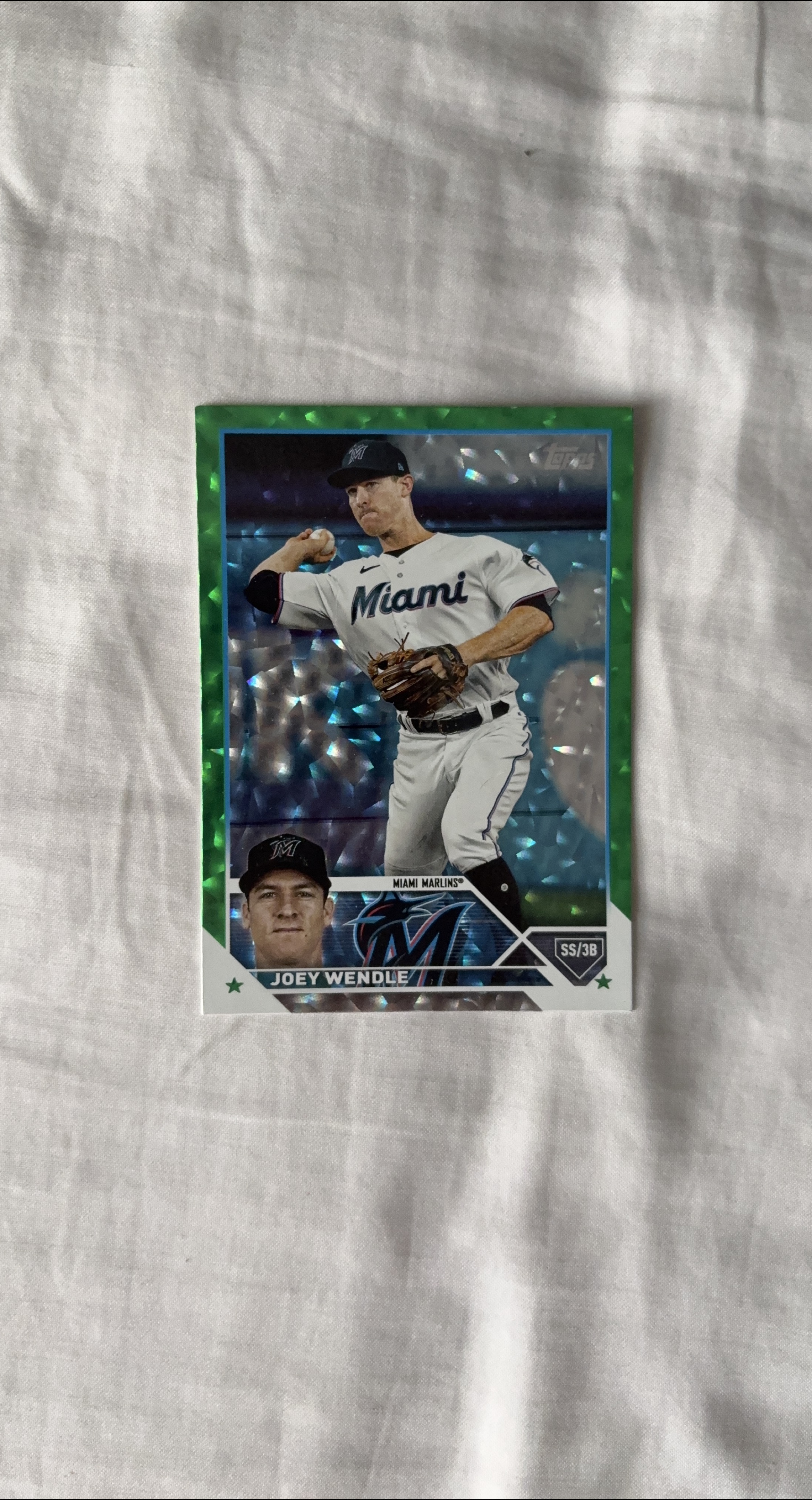 Topps Joey Wendle Baseball Card