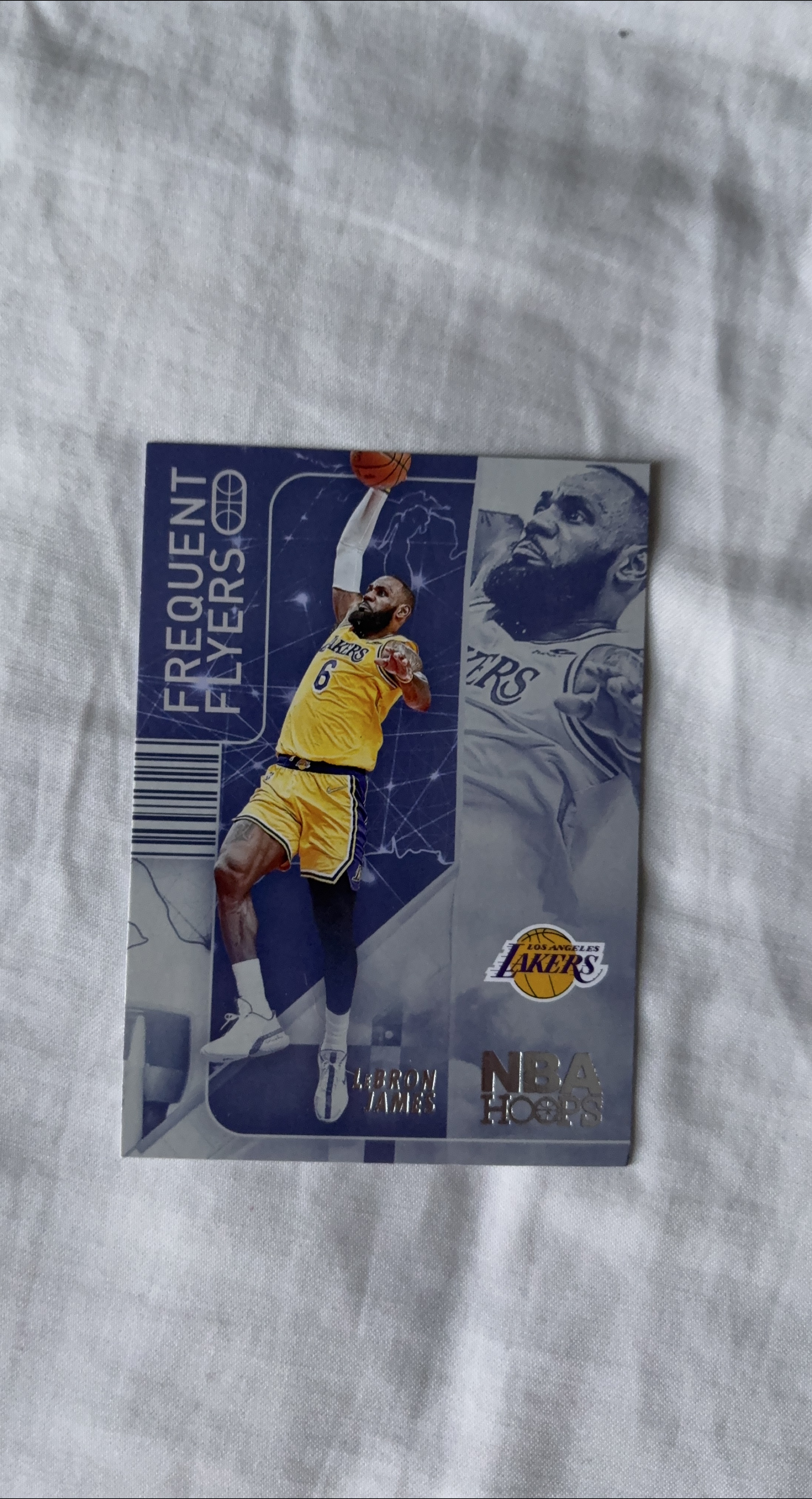 LeBron James NBA Hoops Frequent Flyers Card