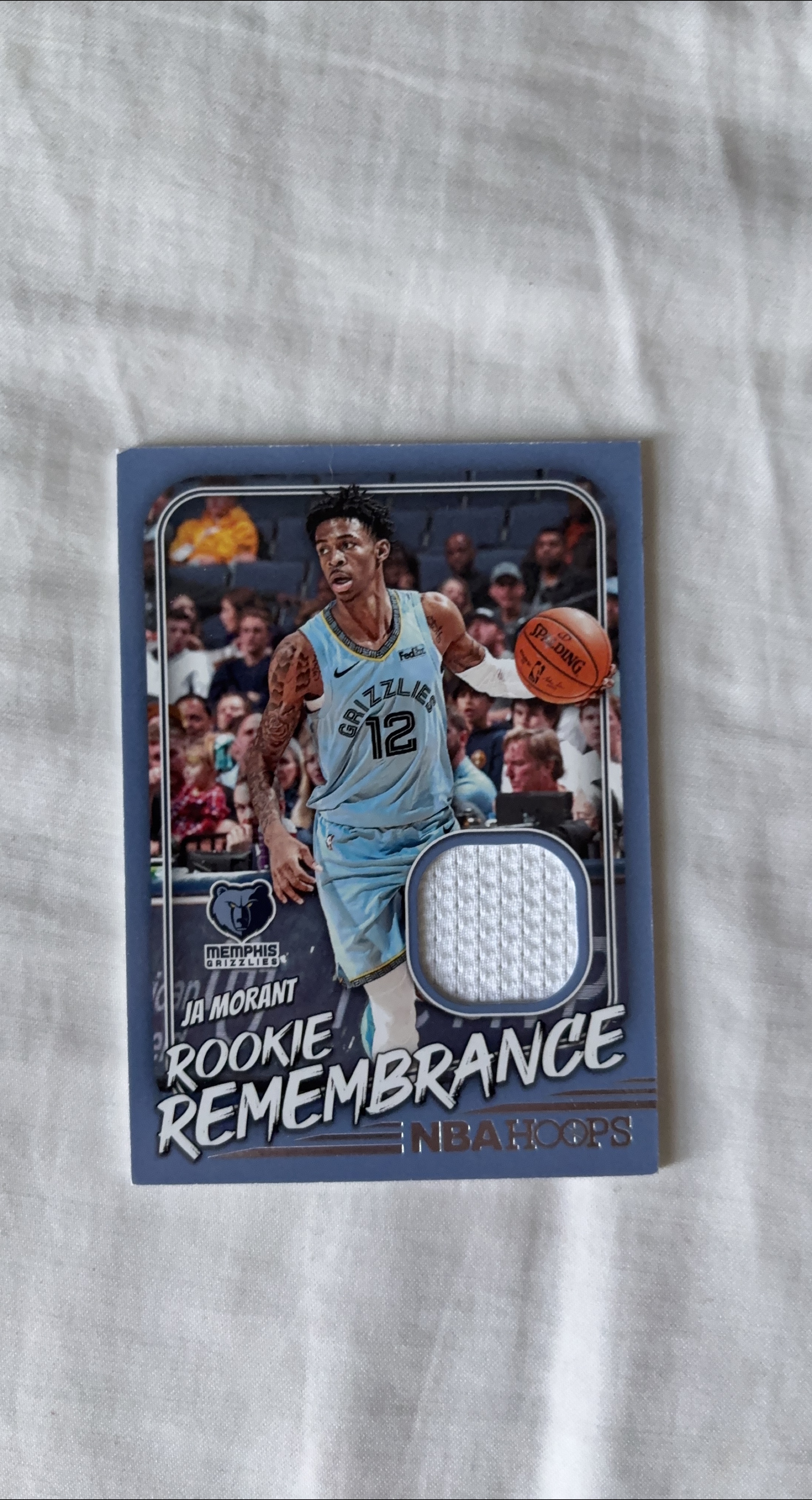 Ja Morant Rookie Remembrance NBA Hoops Card