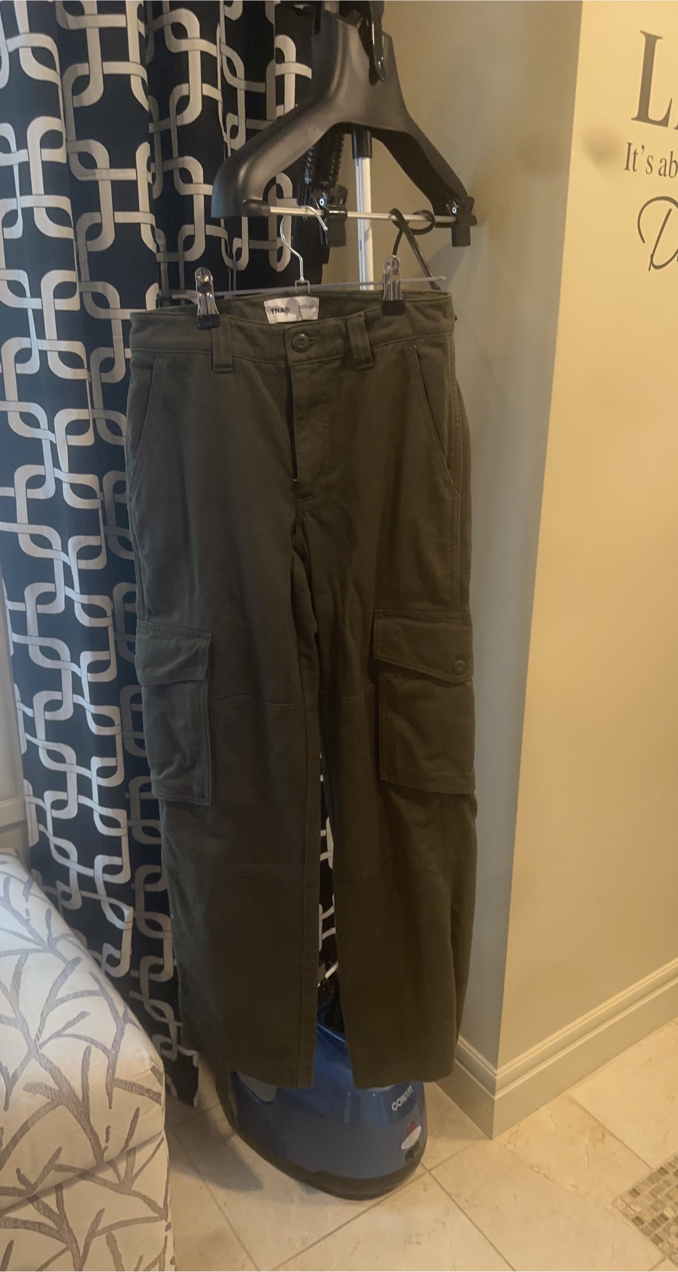 TNA Cargo Pants - Olive Green thumbnail