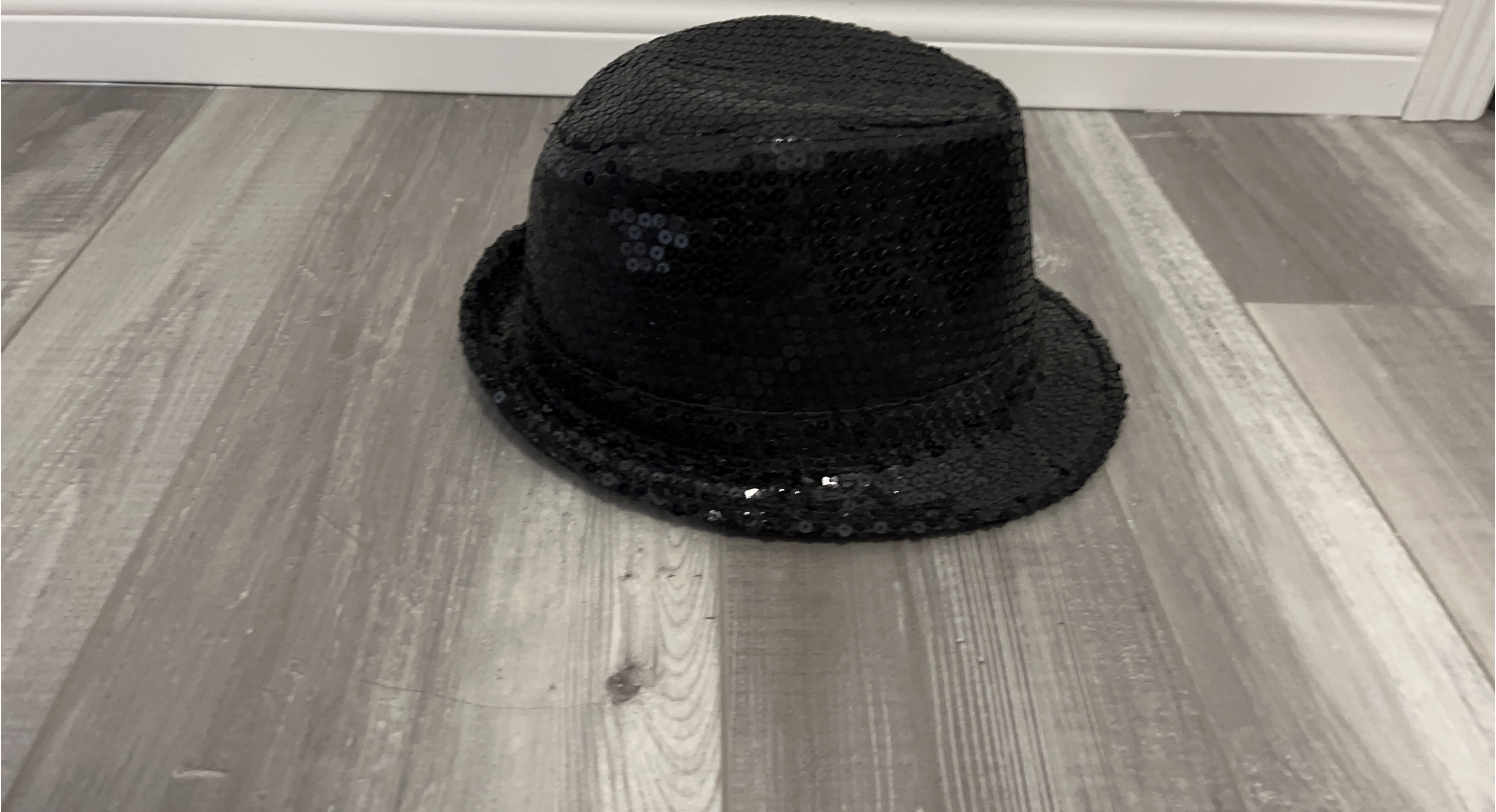 Sequin Black Top Hat thumbnail
