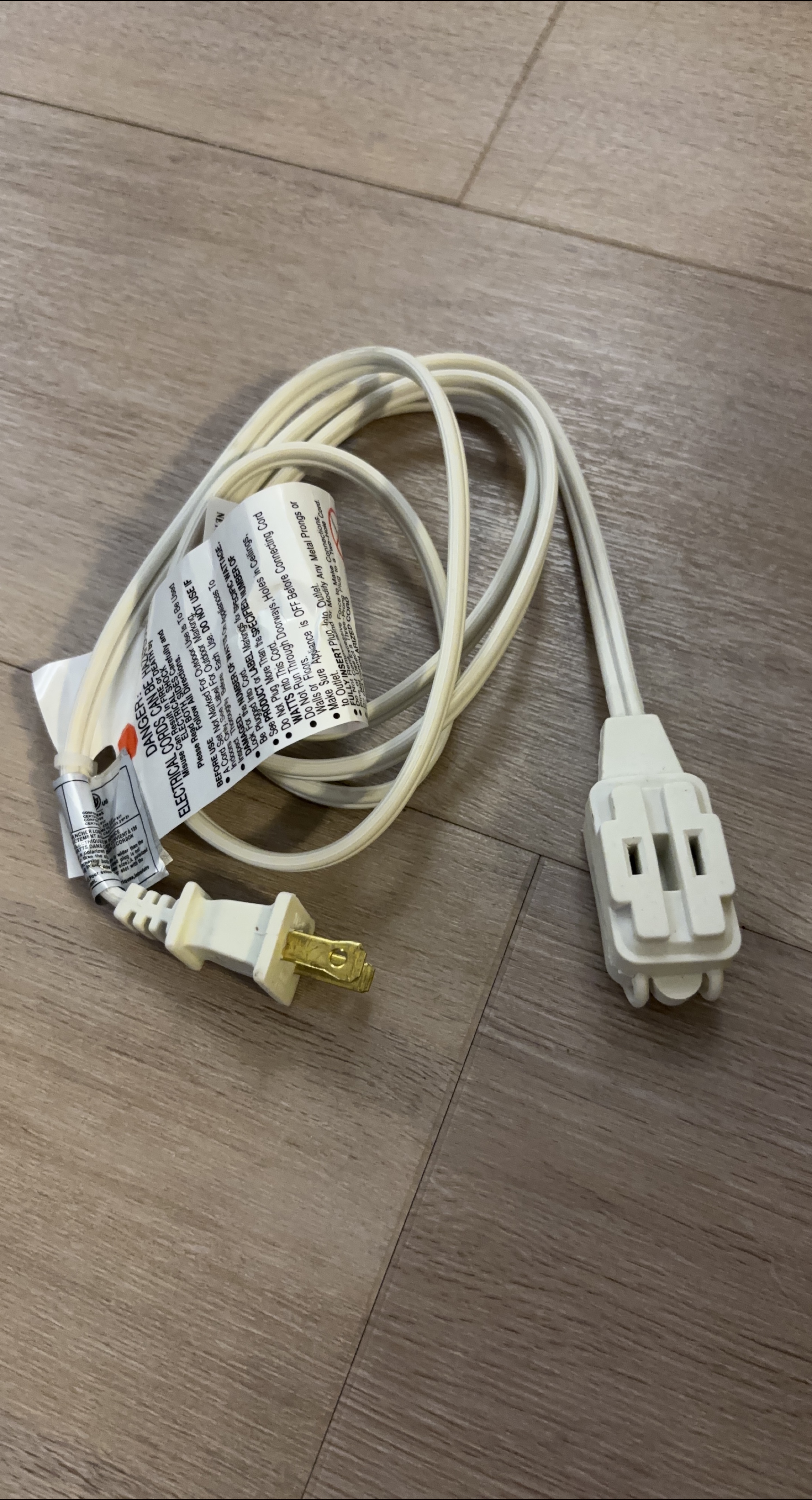 White Extension Cord thumbnail