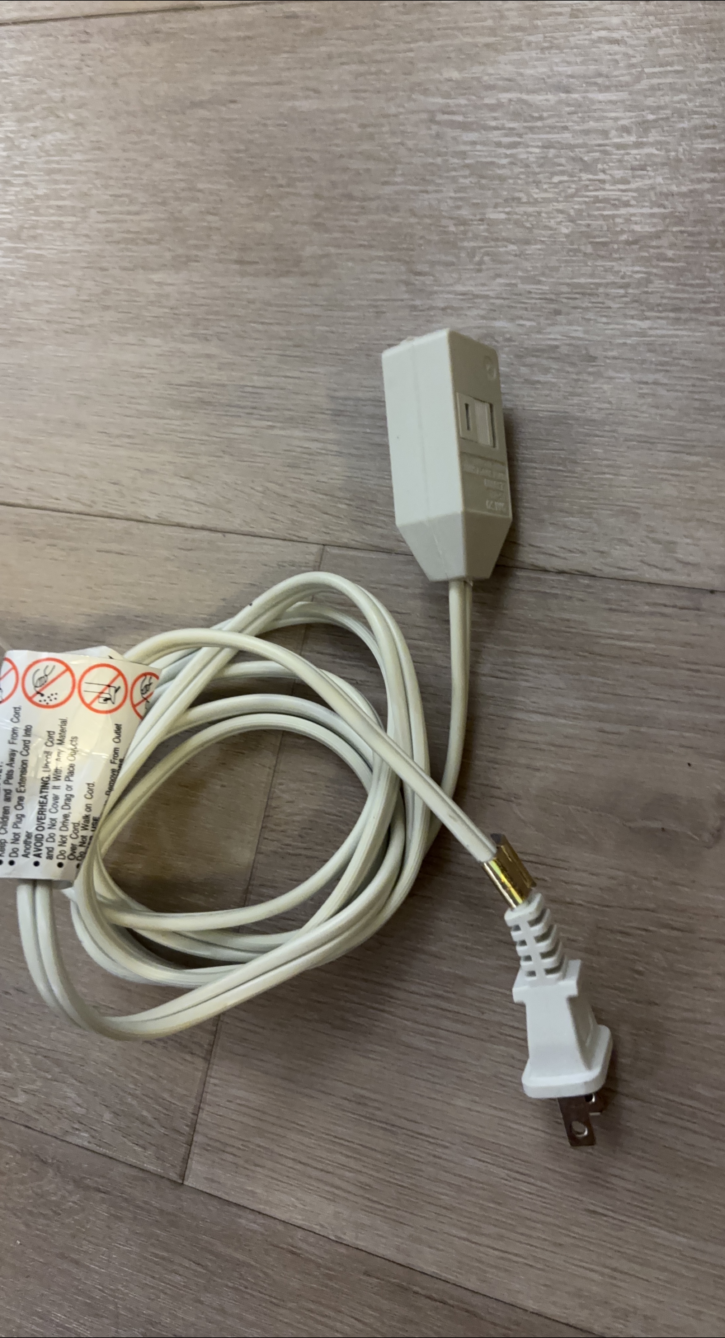 White Extension Cord thumbnail