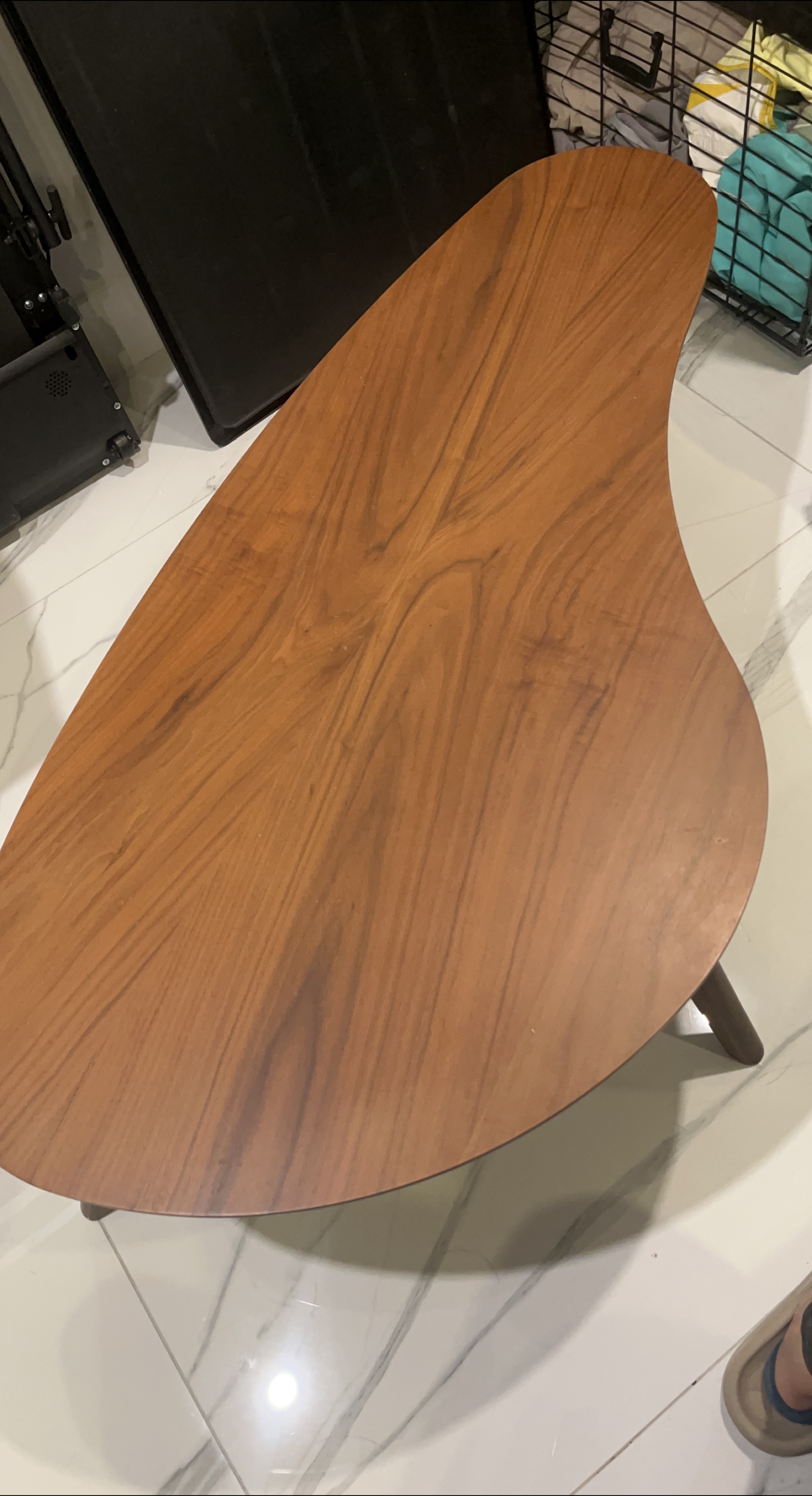Mid-Century Modern Kidney Shaped Coffee Table thumbnail