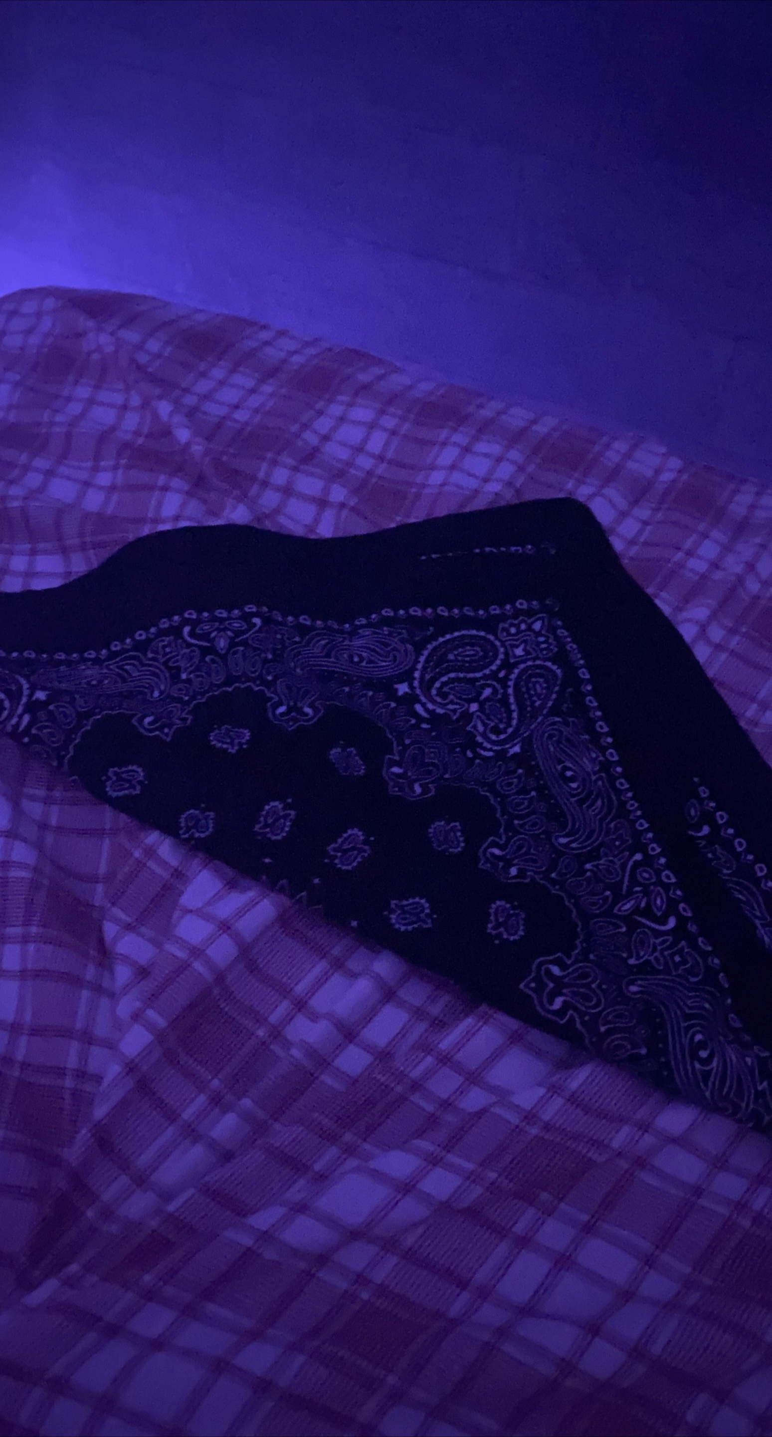 Black Bandana with Paisley Pattern thumbnail