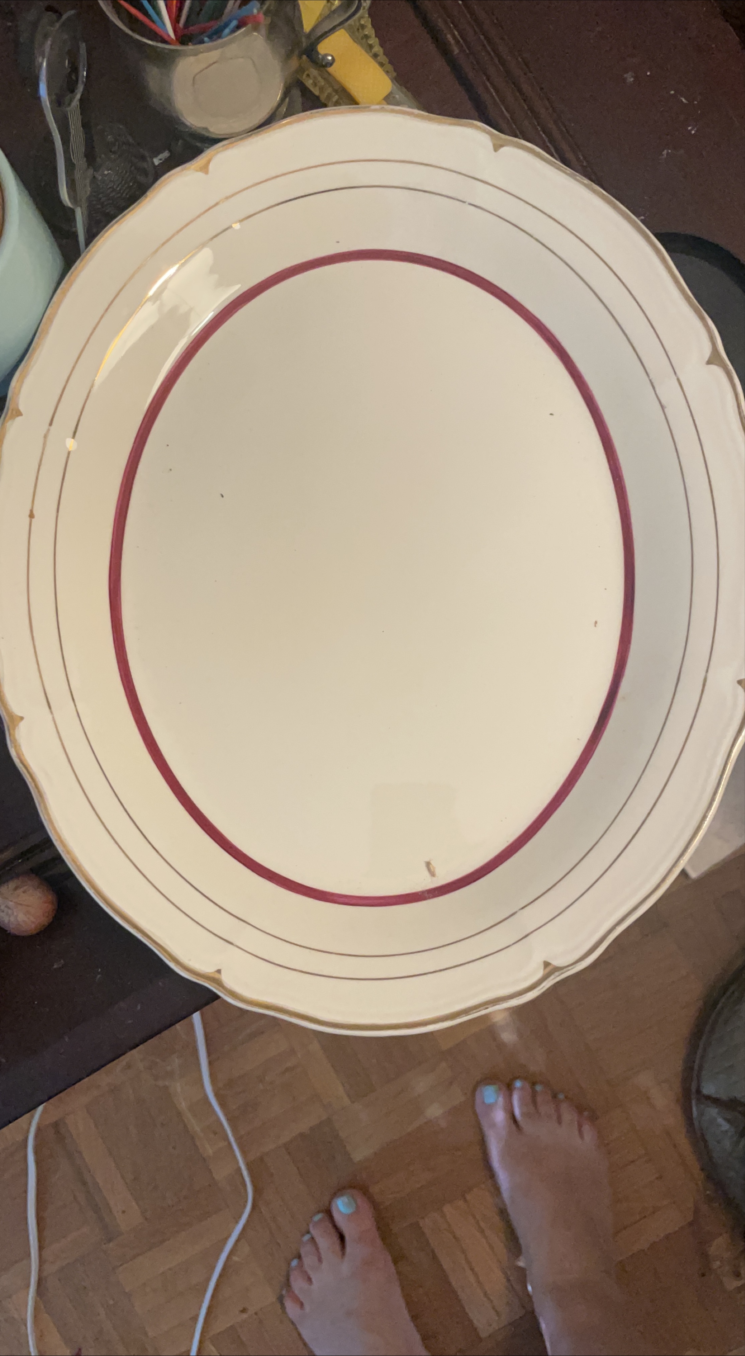 Grindley Cream Petal Plate thumbnail