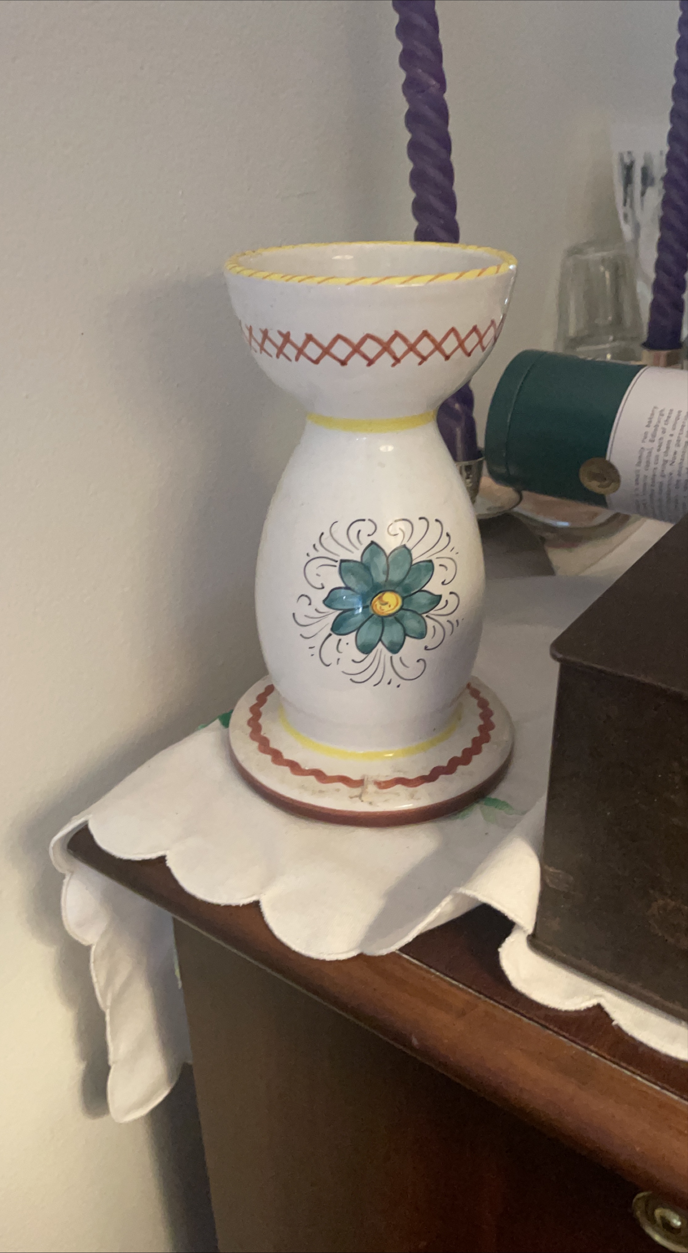 Decorative Ceramic Candle Holder thumbnail