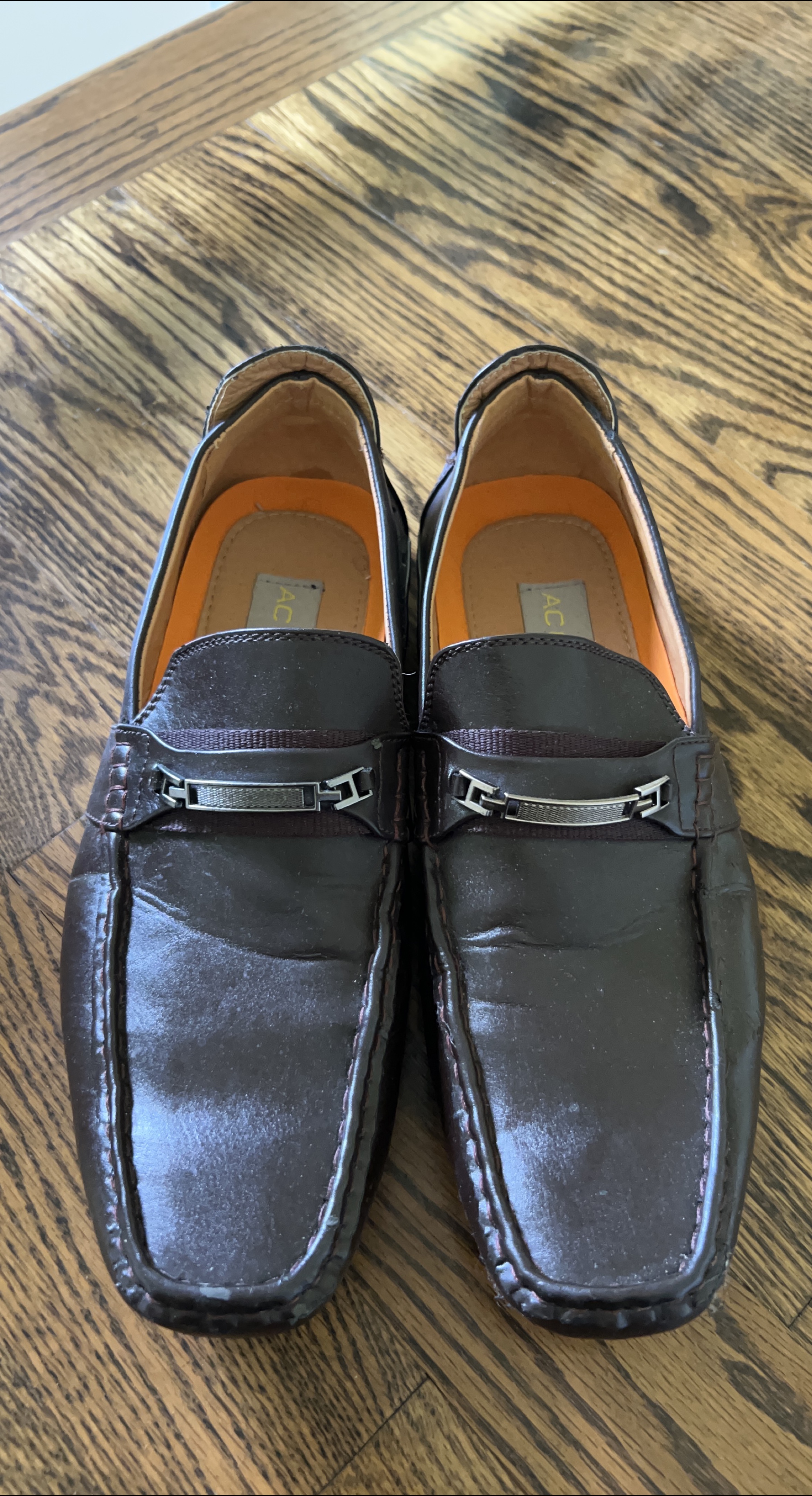 AC Casuals Brown Loafers slip on thumbnail