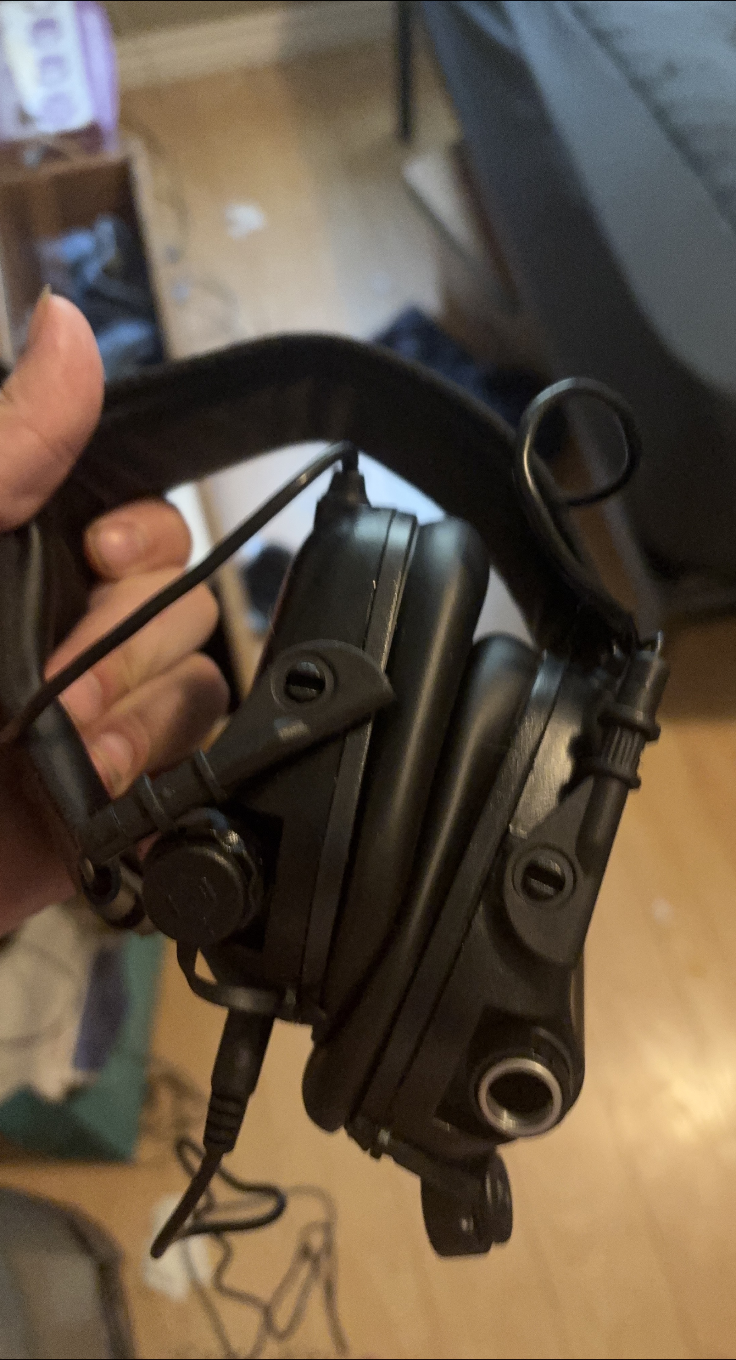 Black Tactical Headset thumbnail