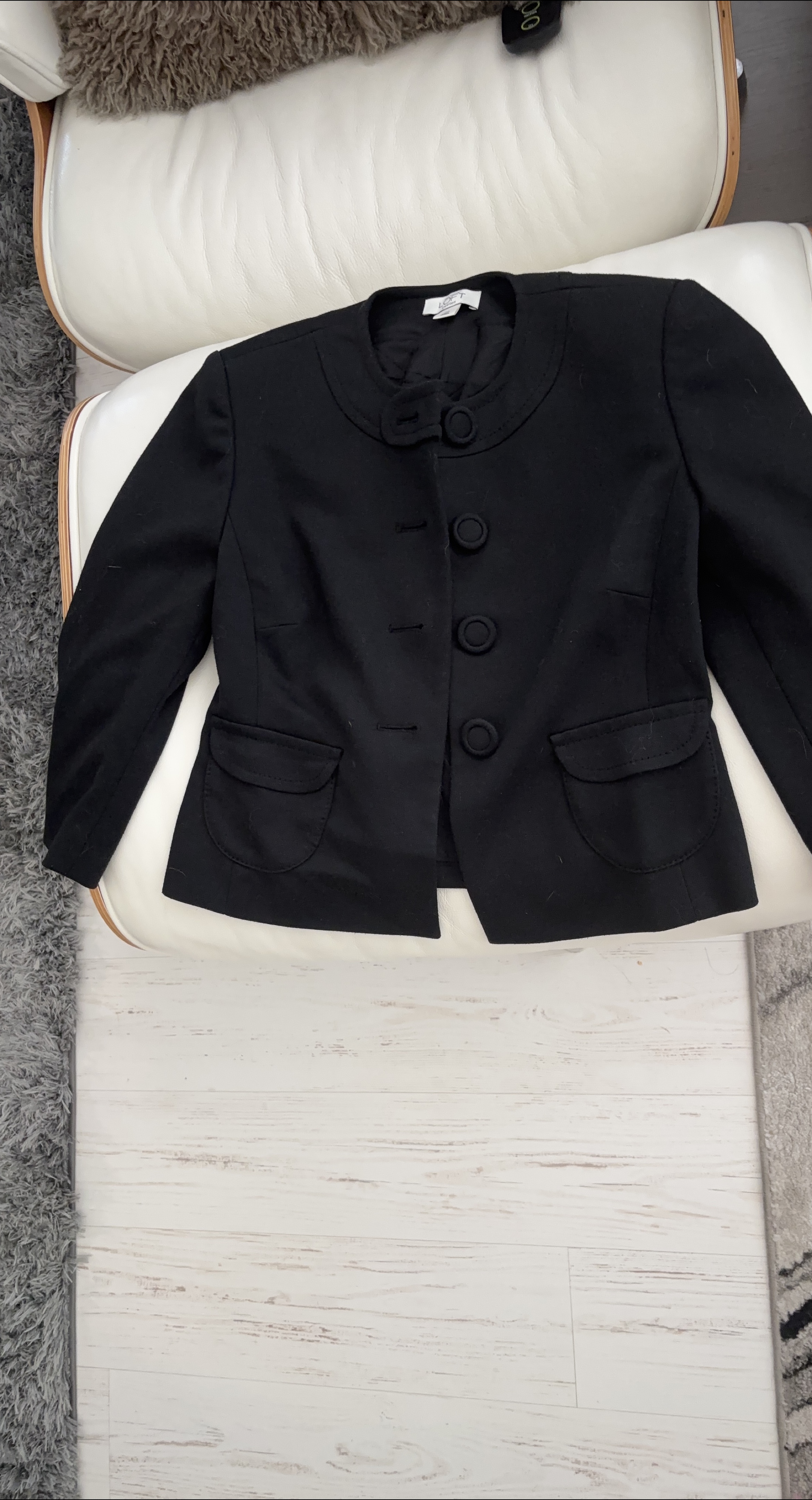 Loft Black blazer- size 2P thumbnail