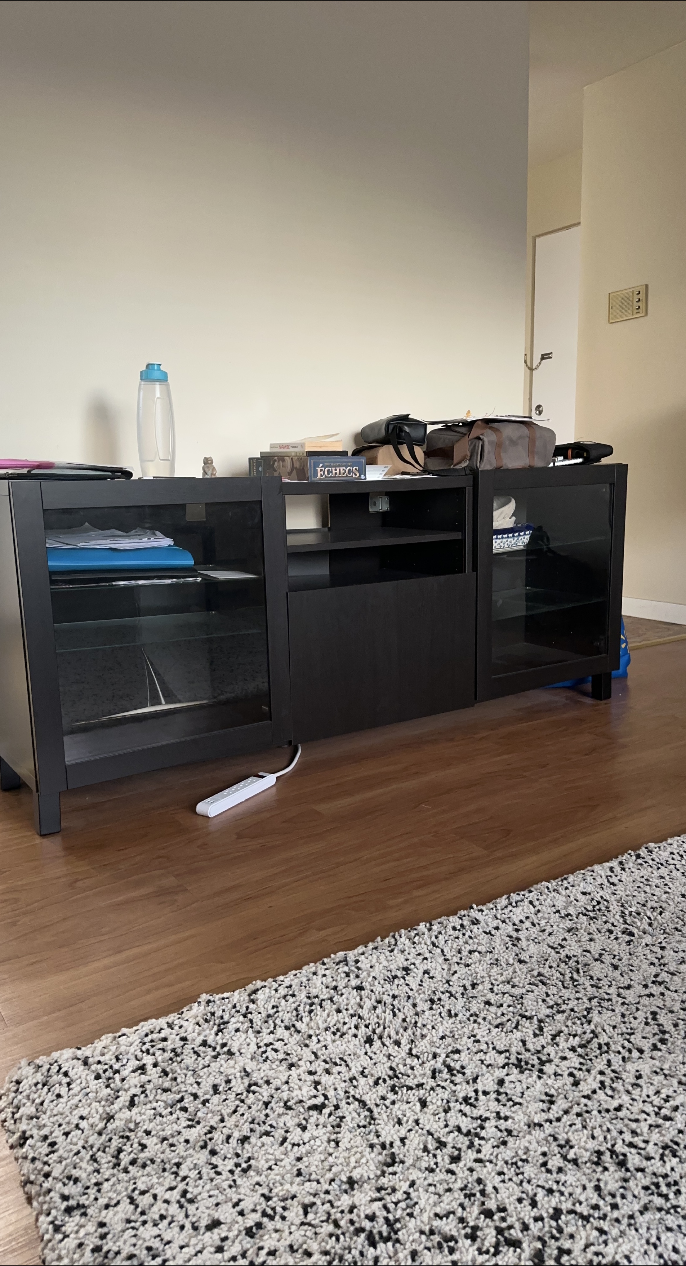 IKEA Black TV Stand thumbnail