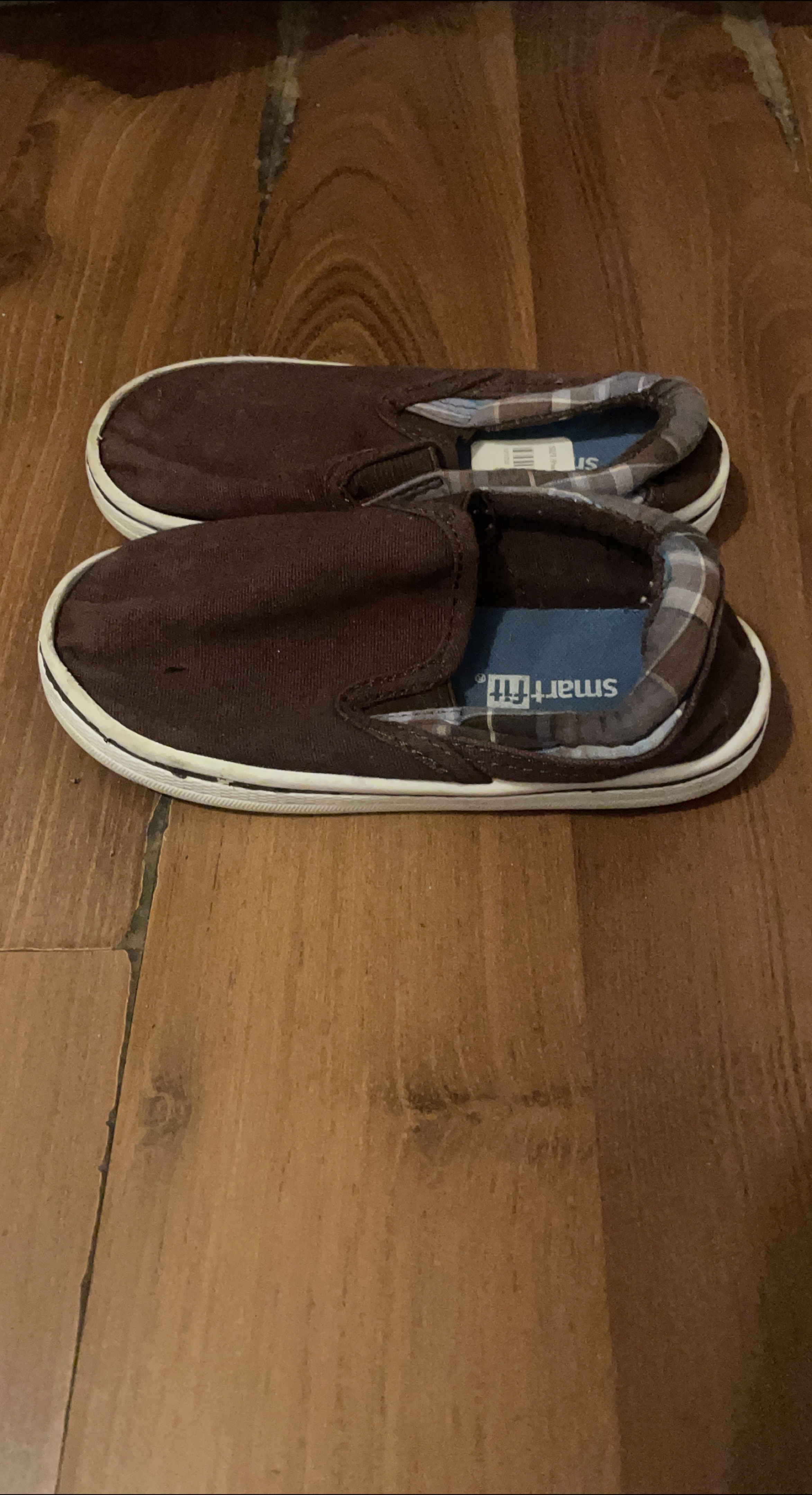 Smartfit Brown Slip-On Shoes thumbnail