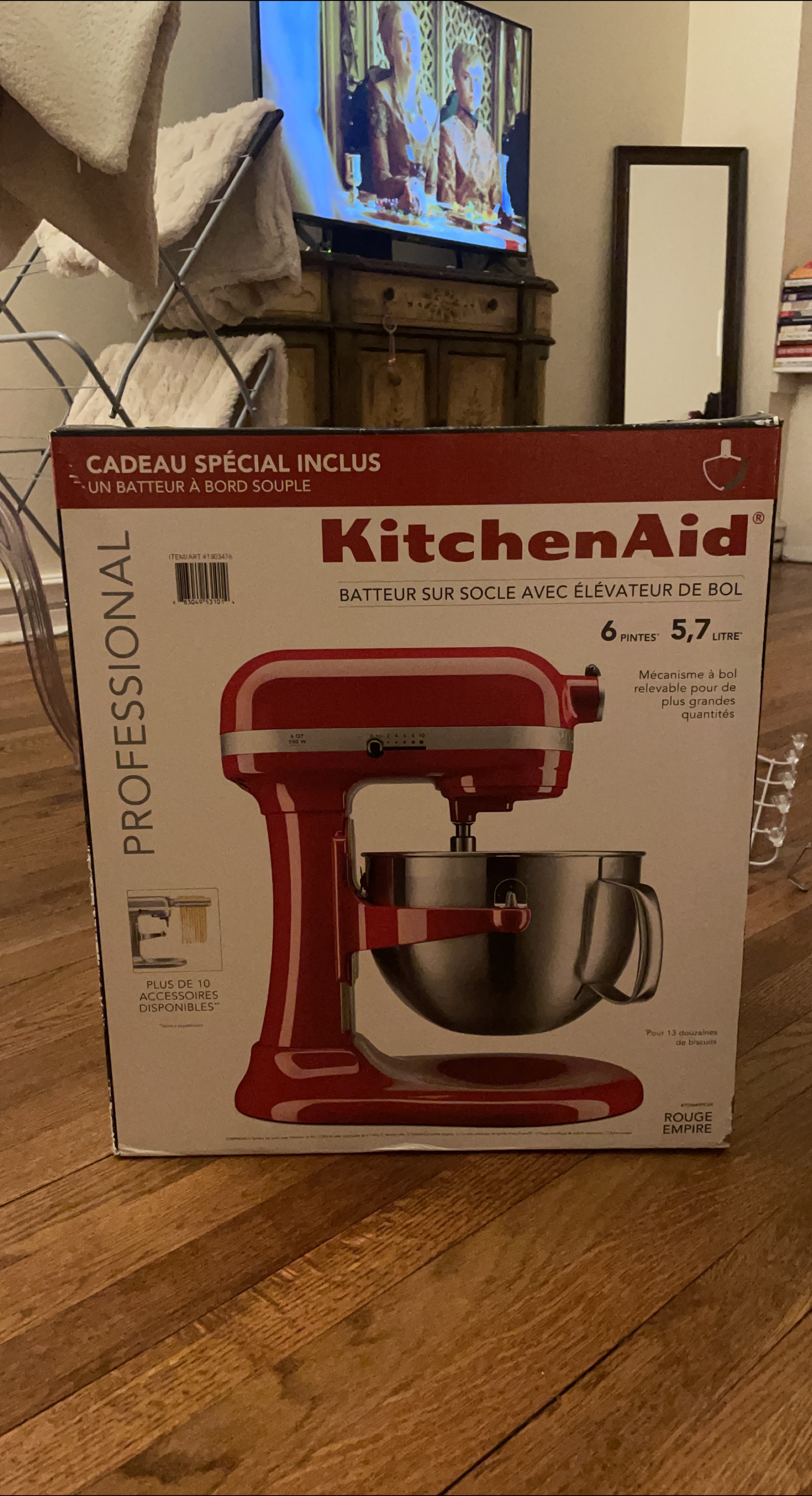 KitchenAid Professional 5 Plus Stand Mixer - Empire Red