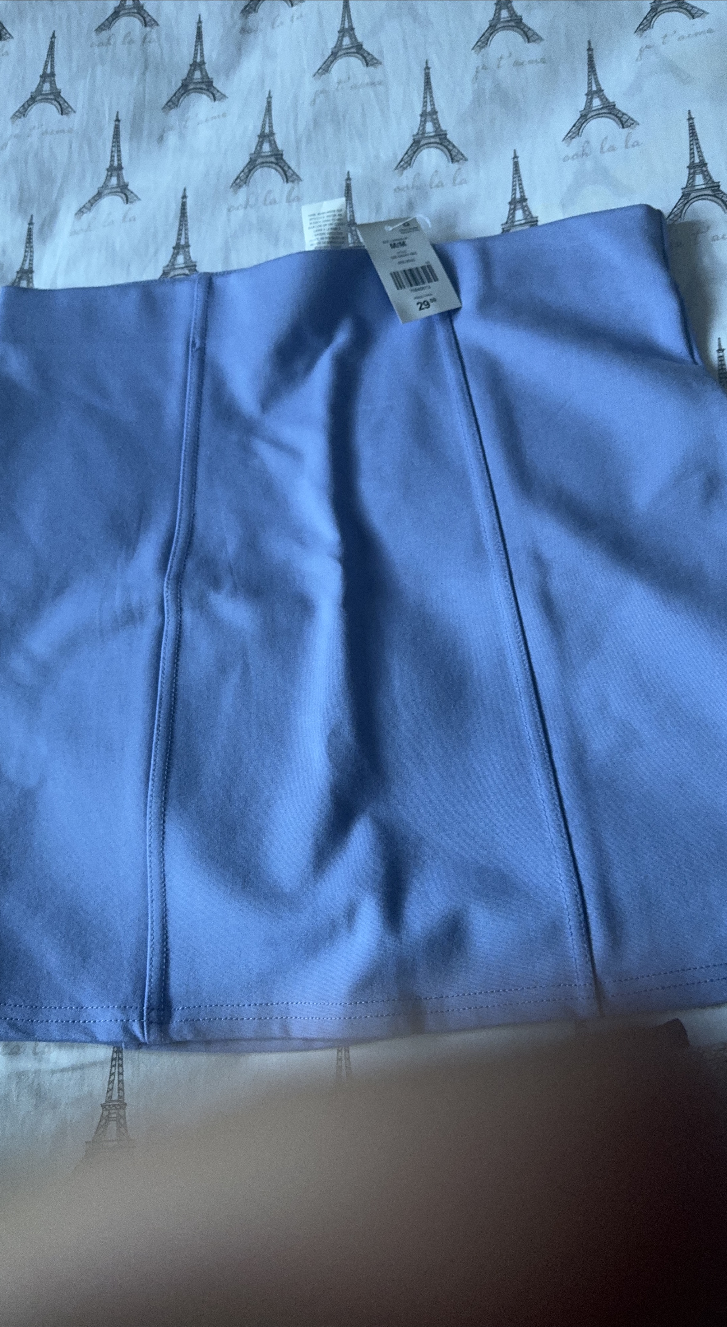 Blue Mini Skirt - Size M/M thumbnail