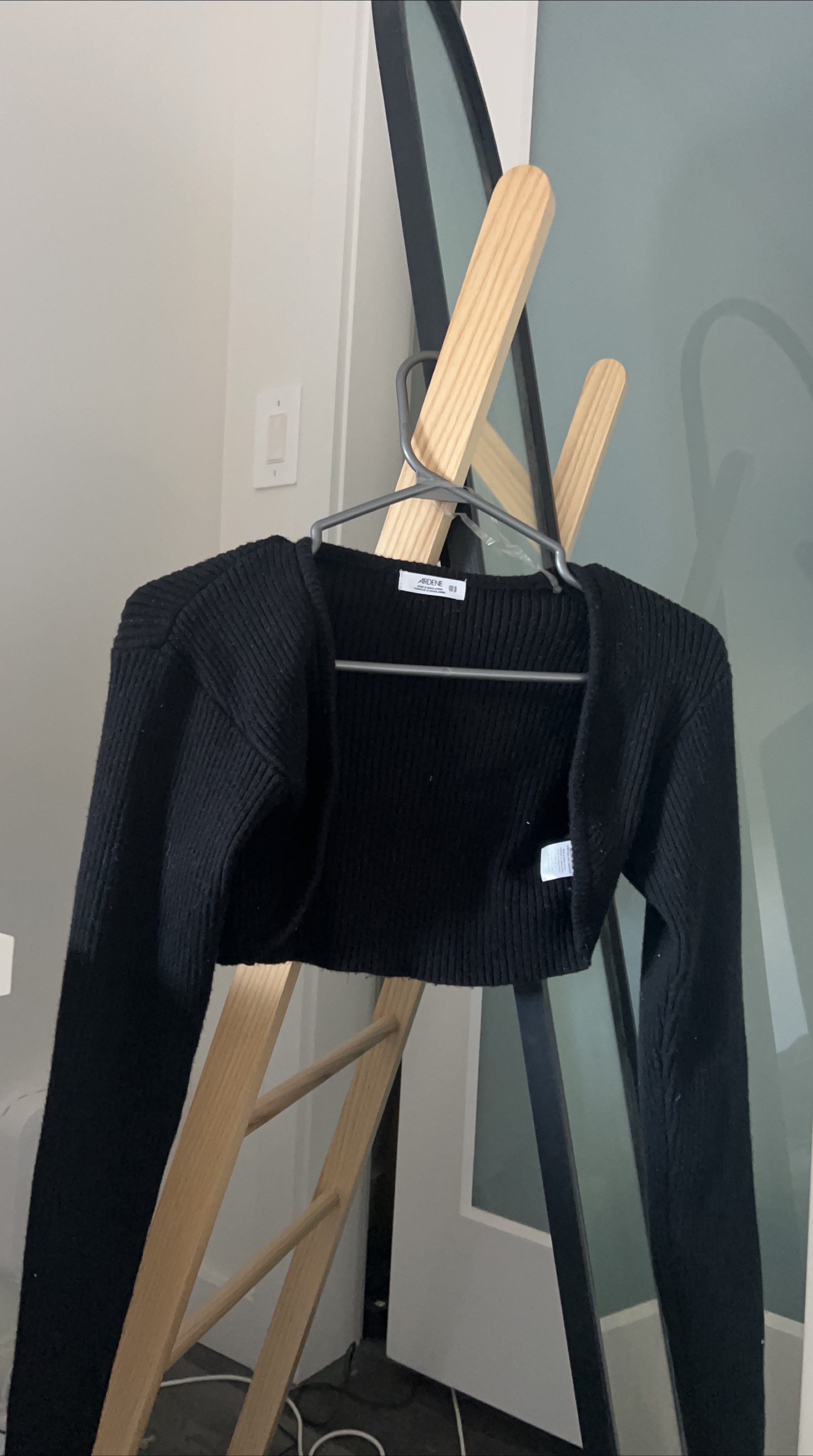 Ardene Black Cropped Cardigan thumbnail