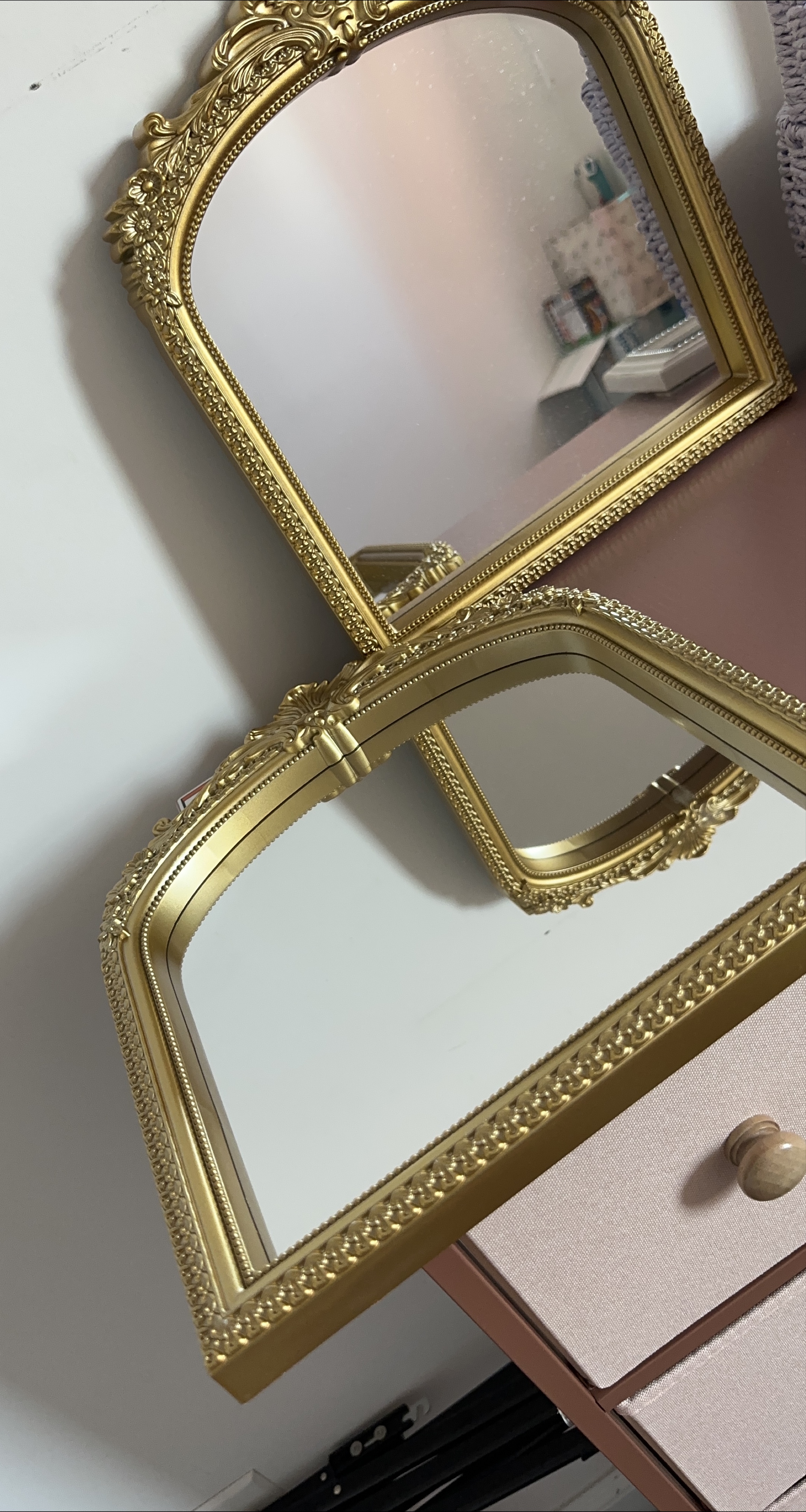 Gold Ornate Framed Mirror thumbnail