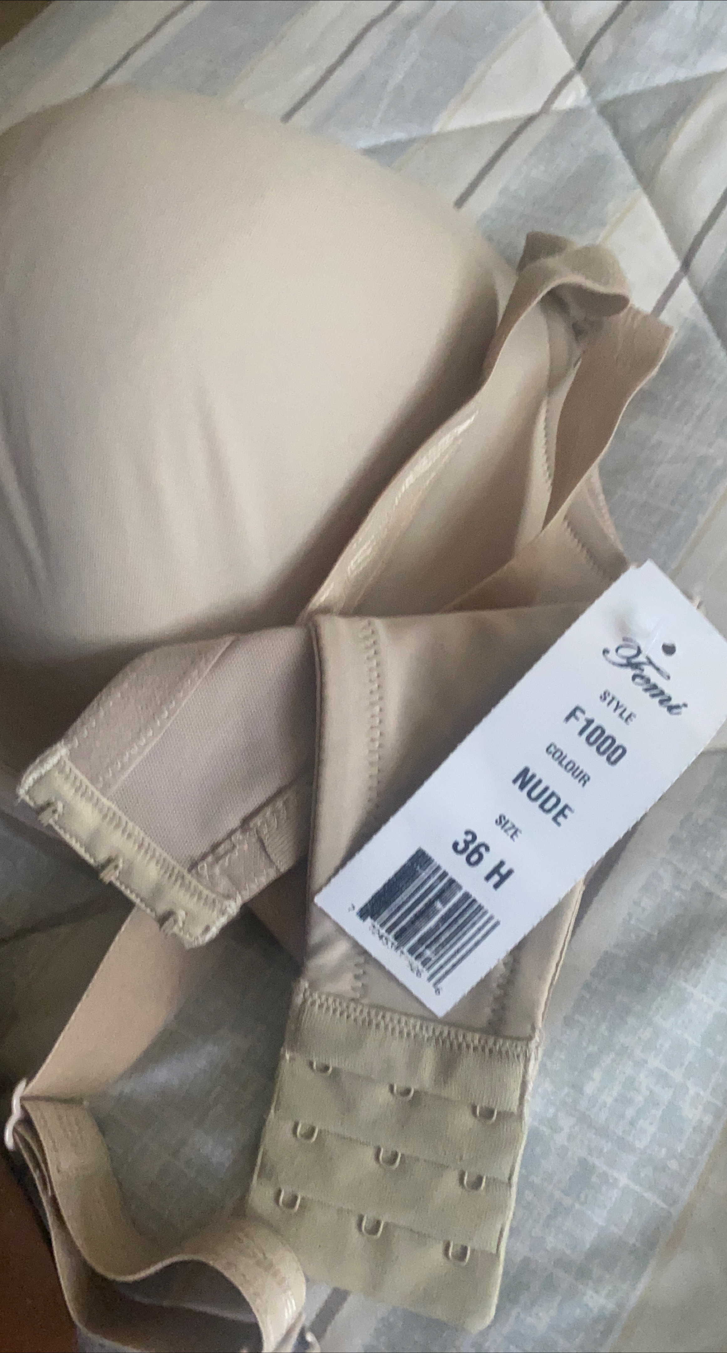 Femi Bra Style F1000 Nude Size 36H thumbnail
