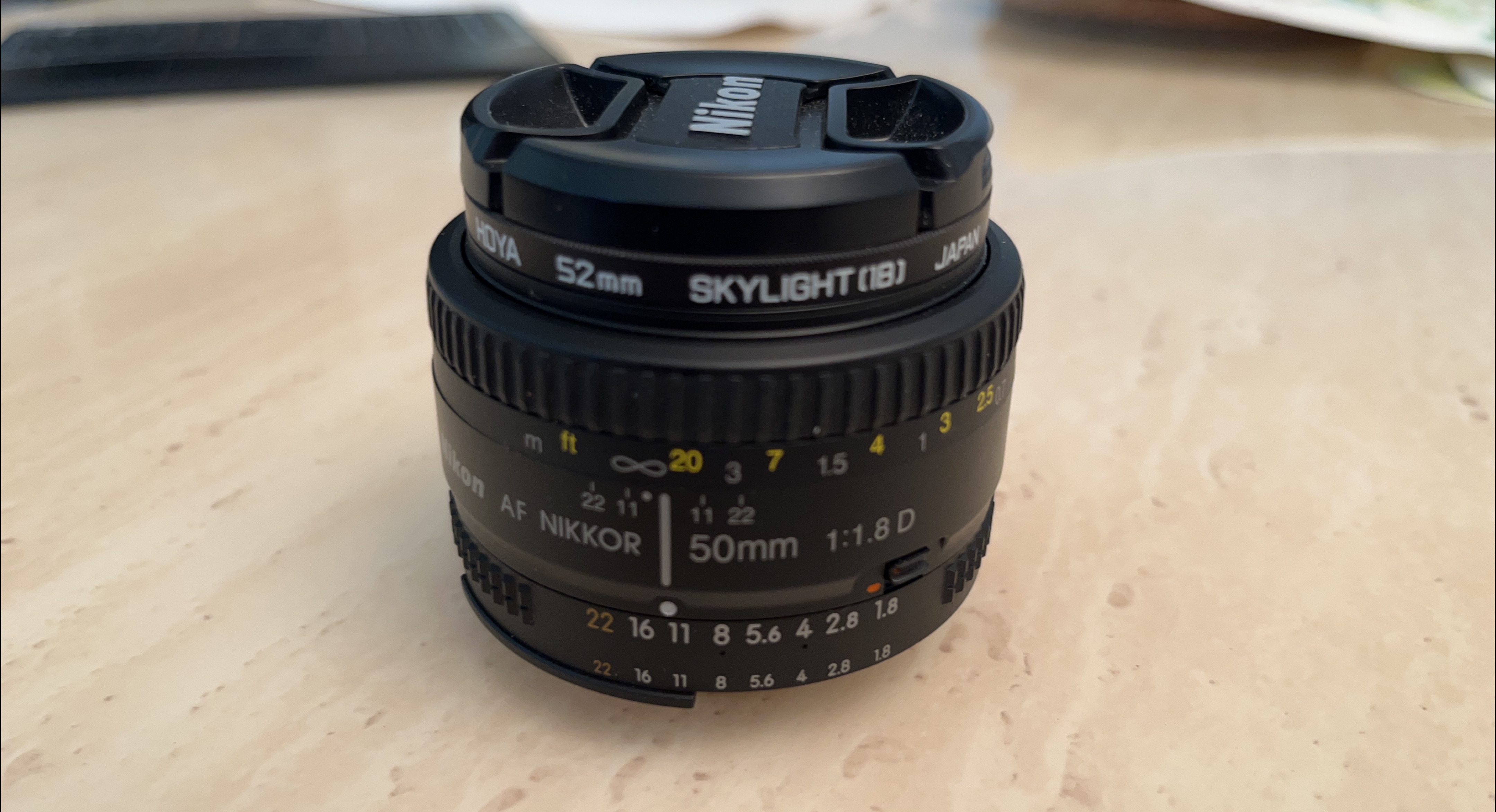 Nikon AF Nikkor 50mm f/1.8D Lens thumbnail