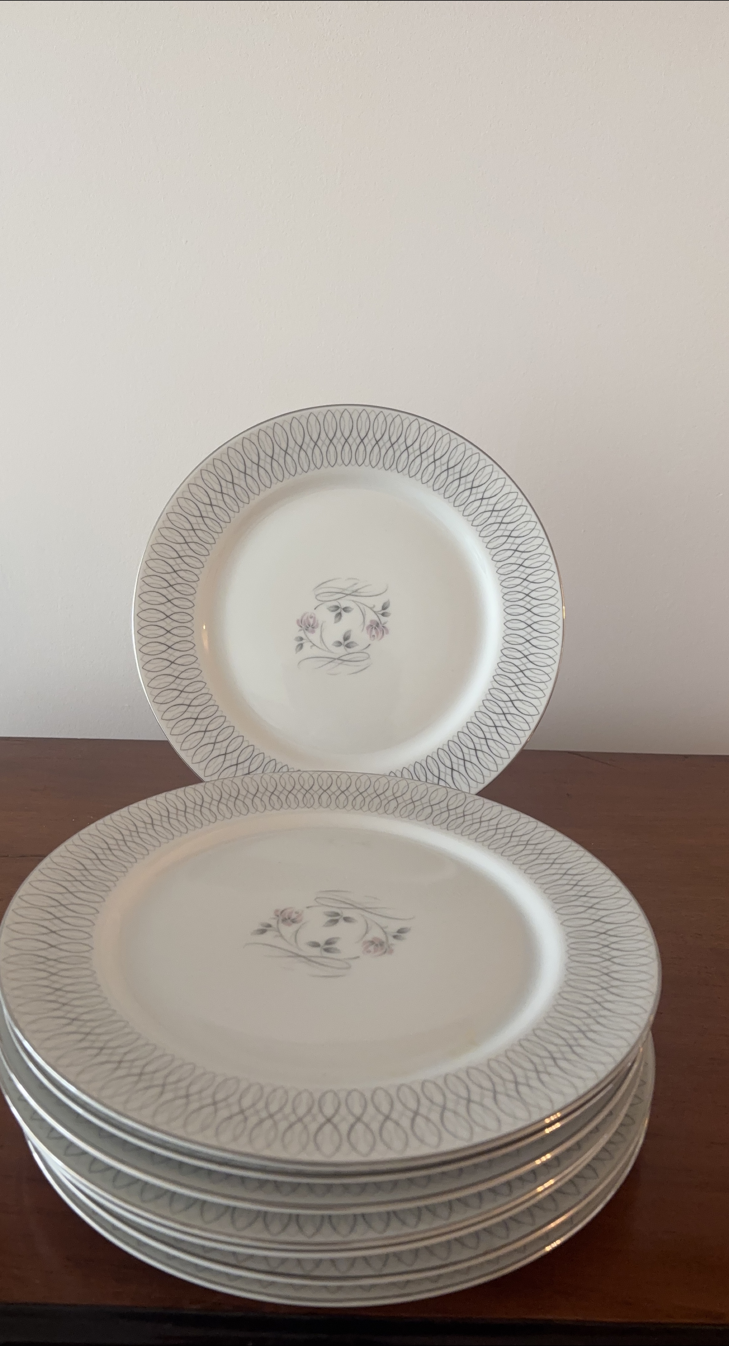 Harmony House "Daphne" Eight Fine China Plates thumbnail