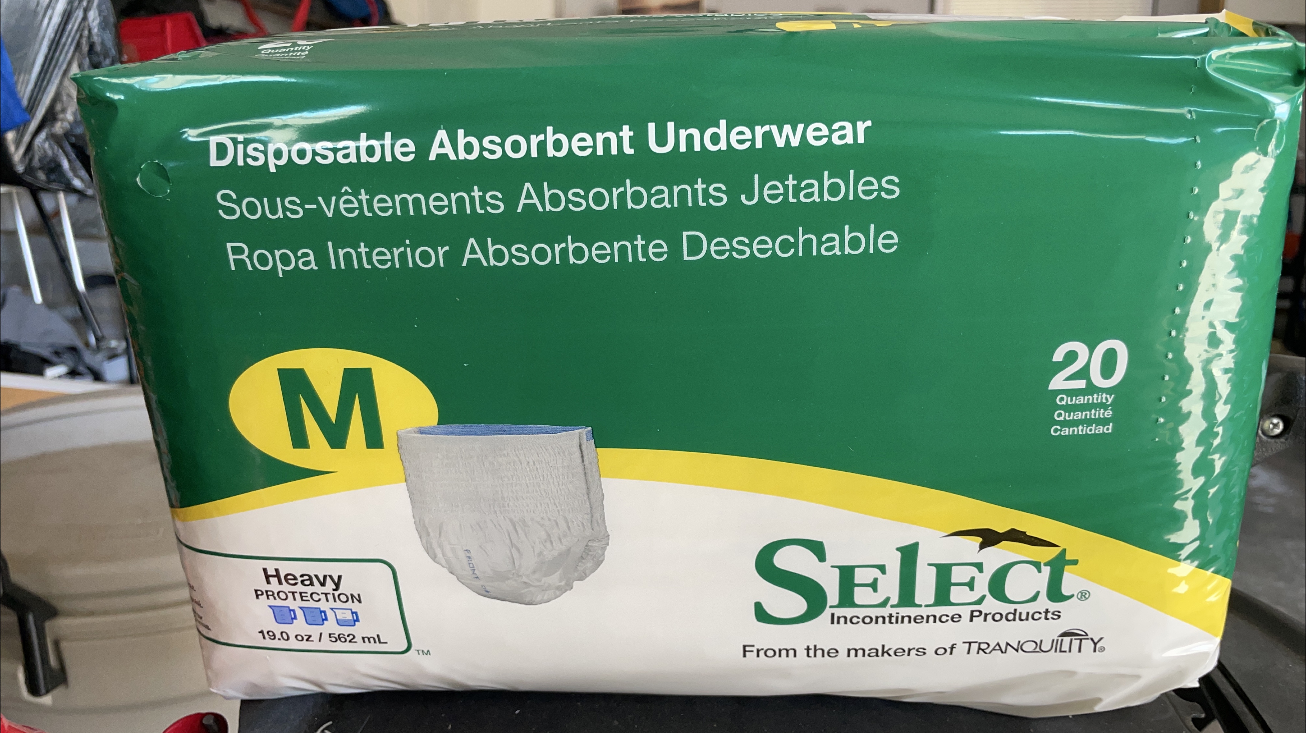 Select Disposable Absorbent Underwear - Size M thumbnail