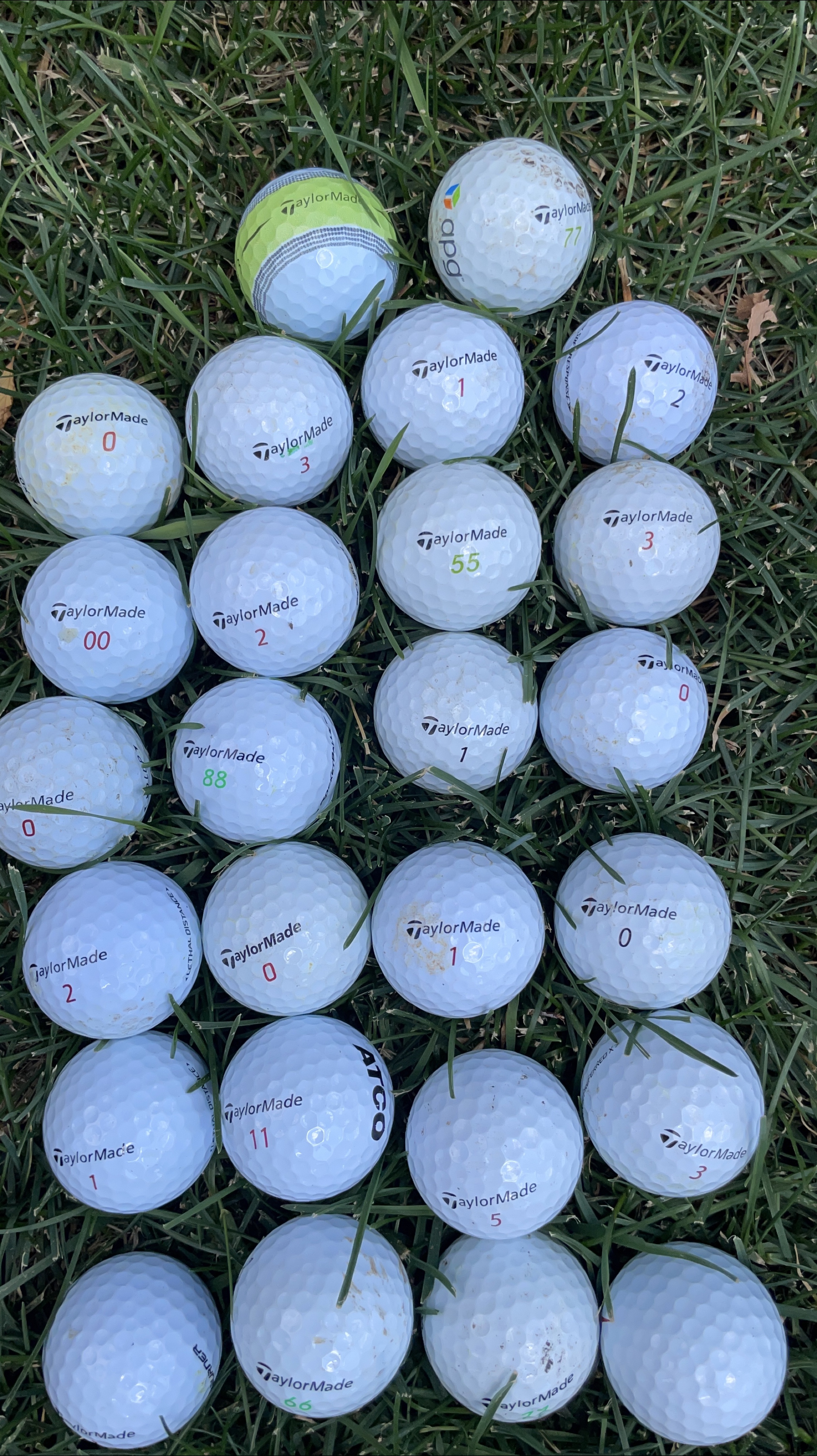 TaylorMade Golf Balls - Mixed Numbers thumbnail