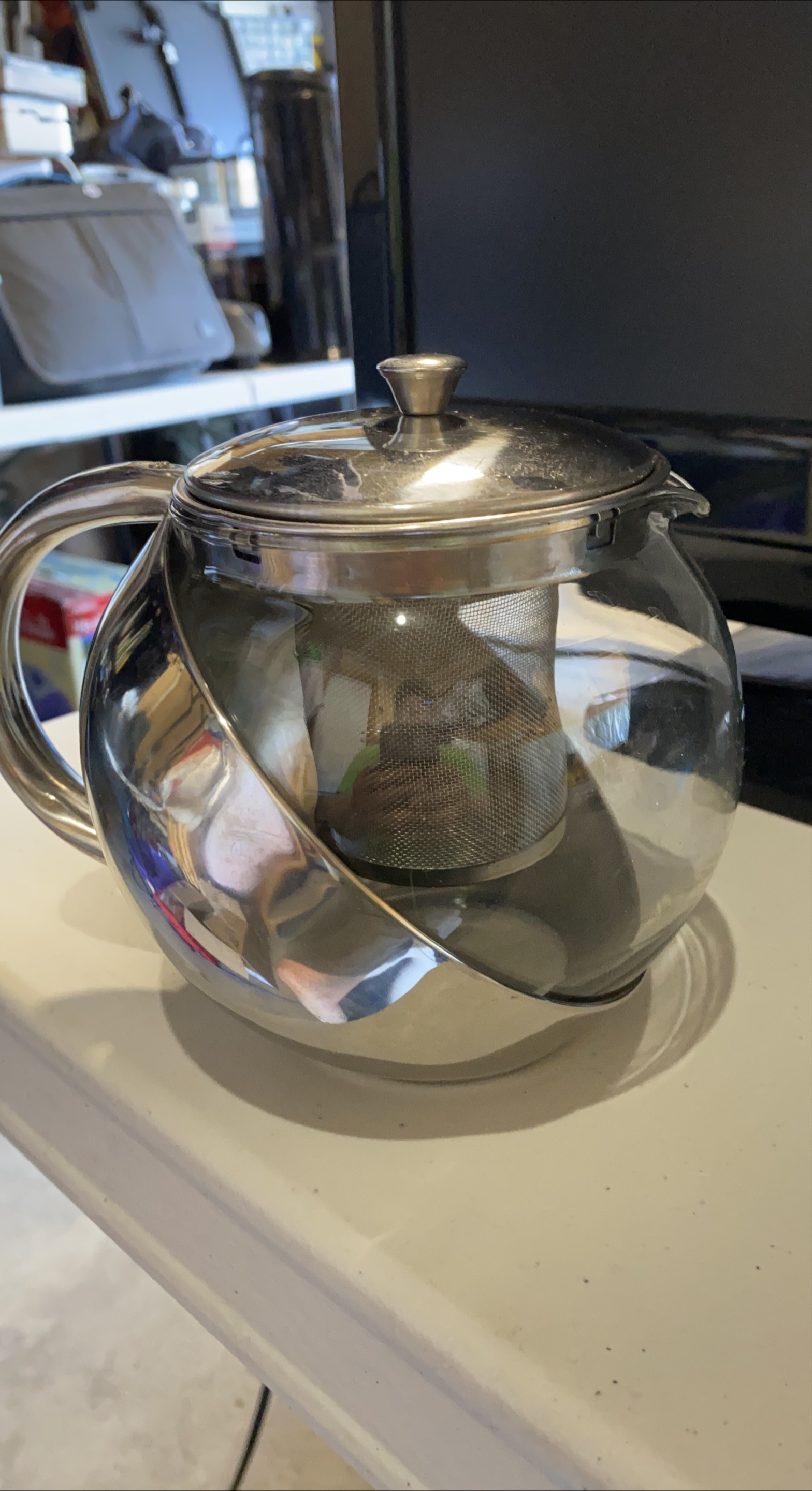 Glass and Stainless Steel Teapot thumbnail