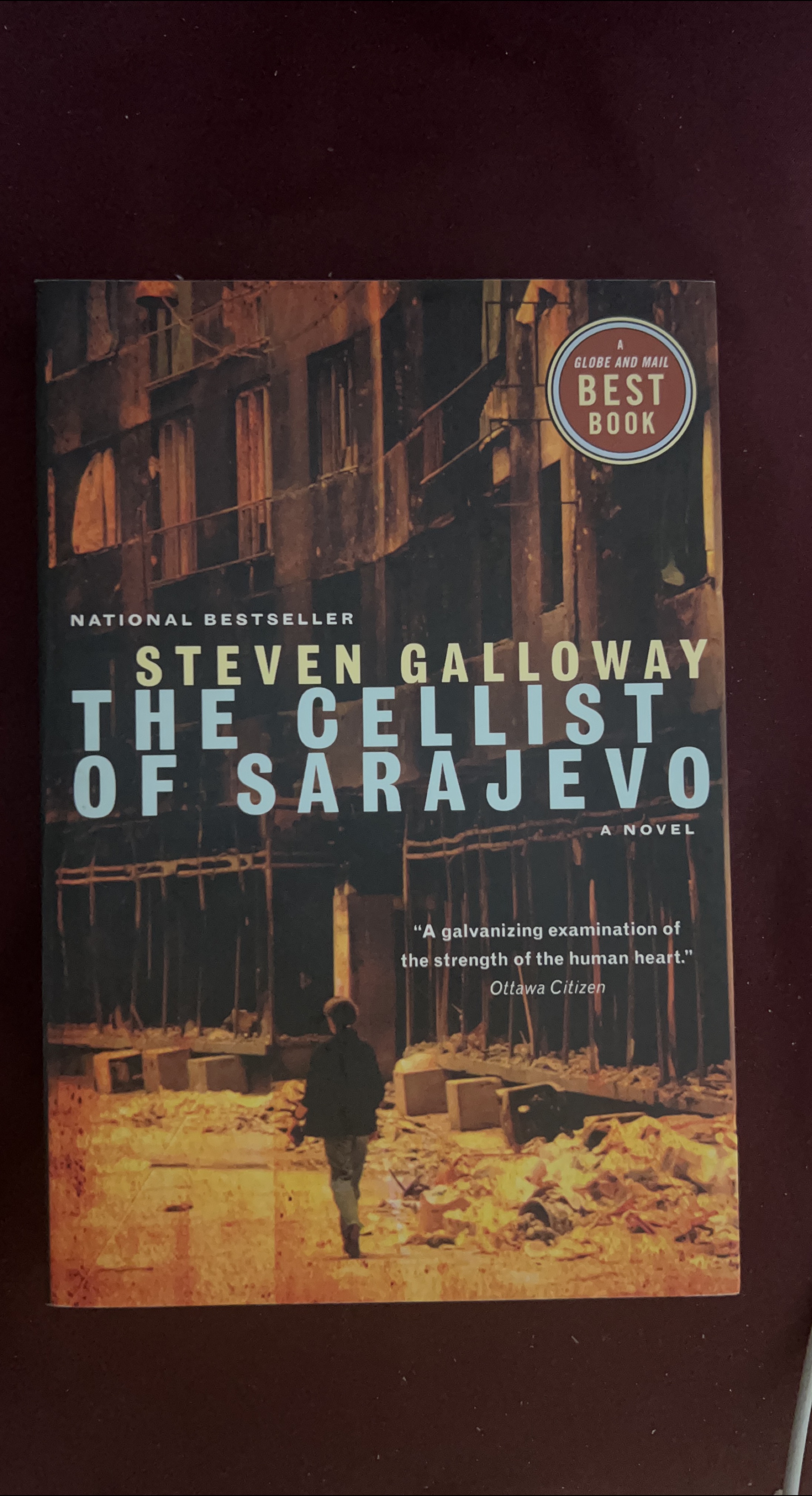 The Cellist of Sarajevo by Steven Galloway thumbnail