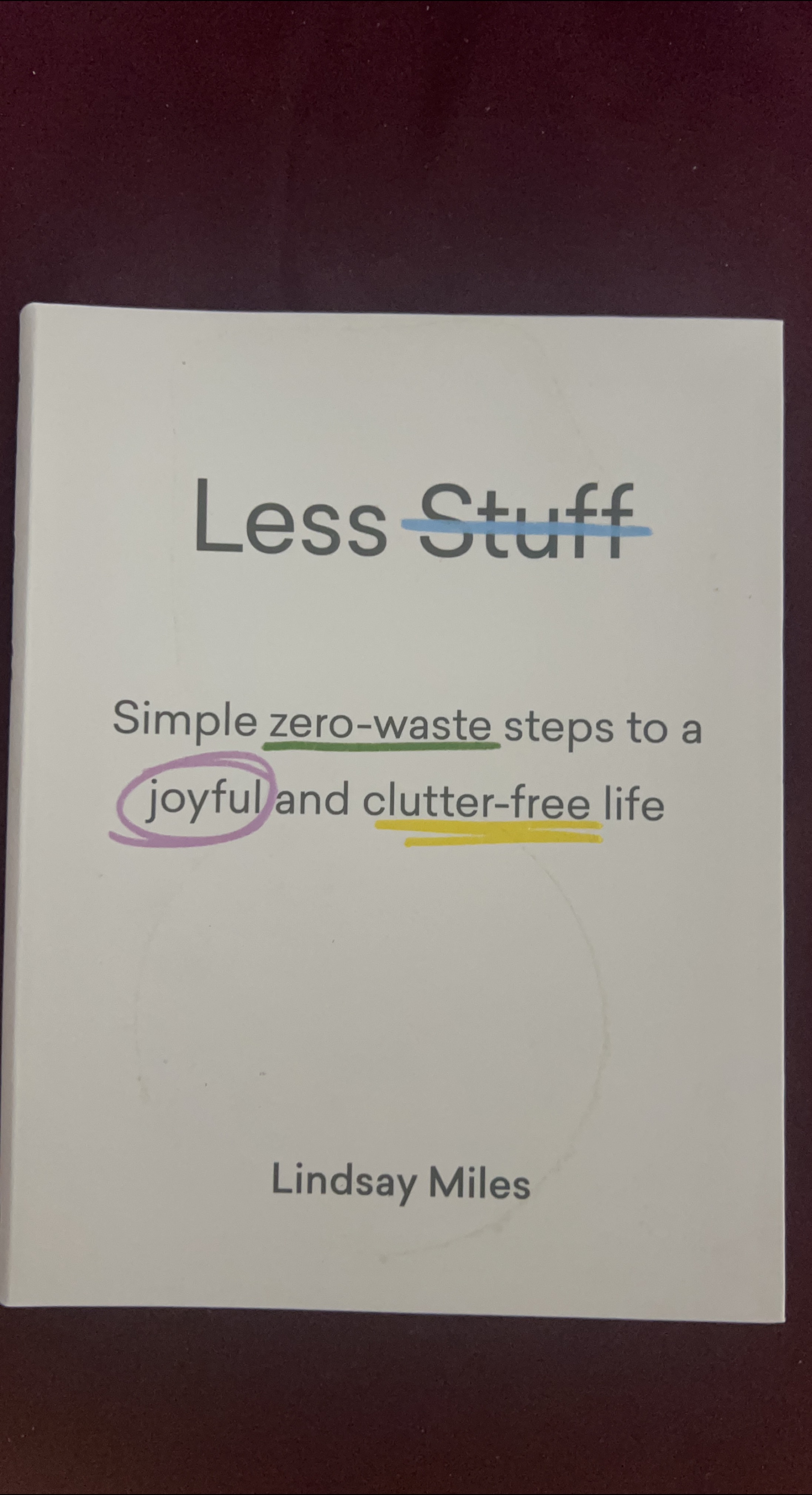 "Less Stuff" by Lindsay Miles thumbnail