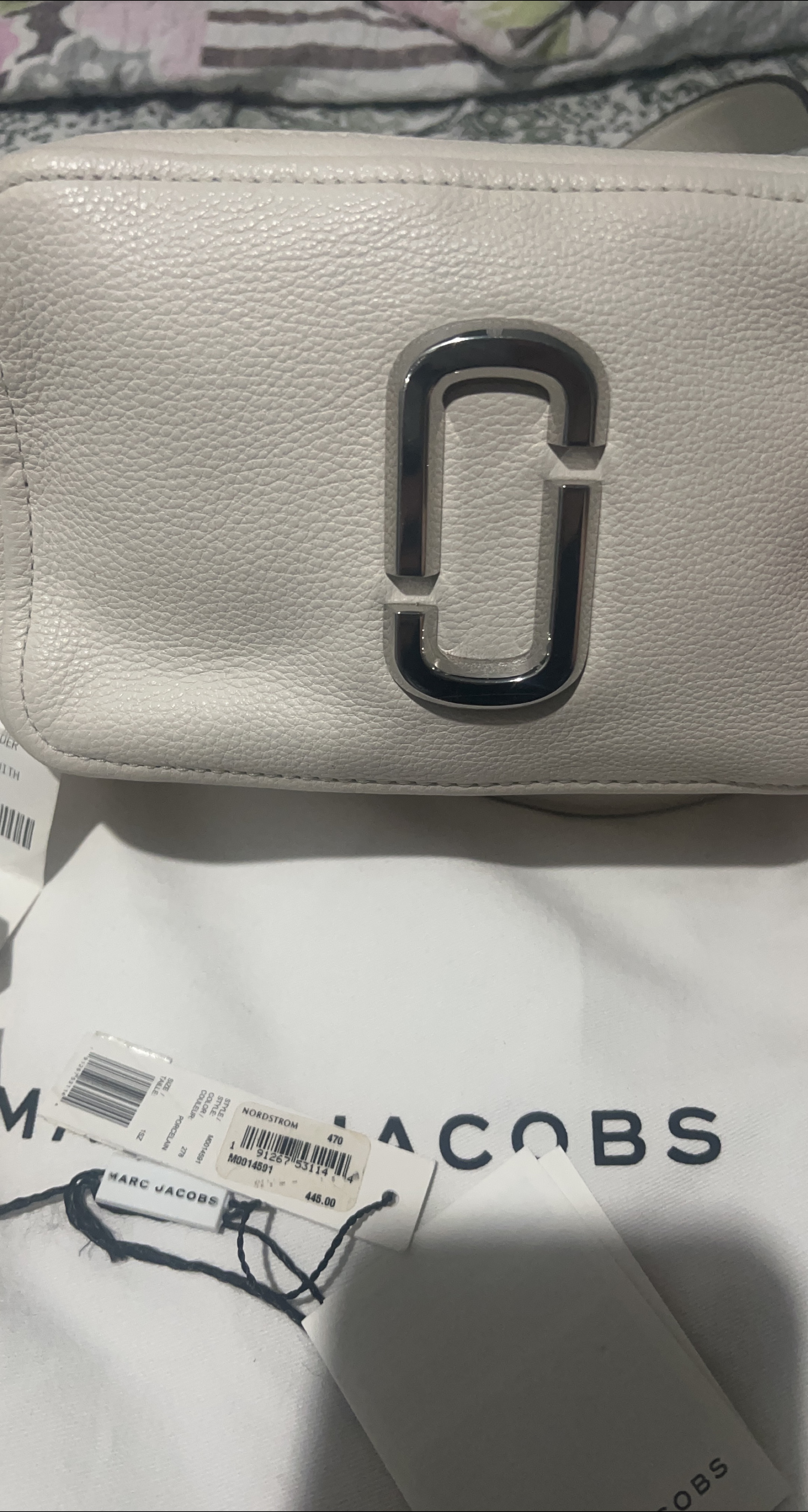 Marc Jacobs The Softshot 21 Crossbody - Porcelain