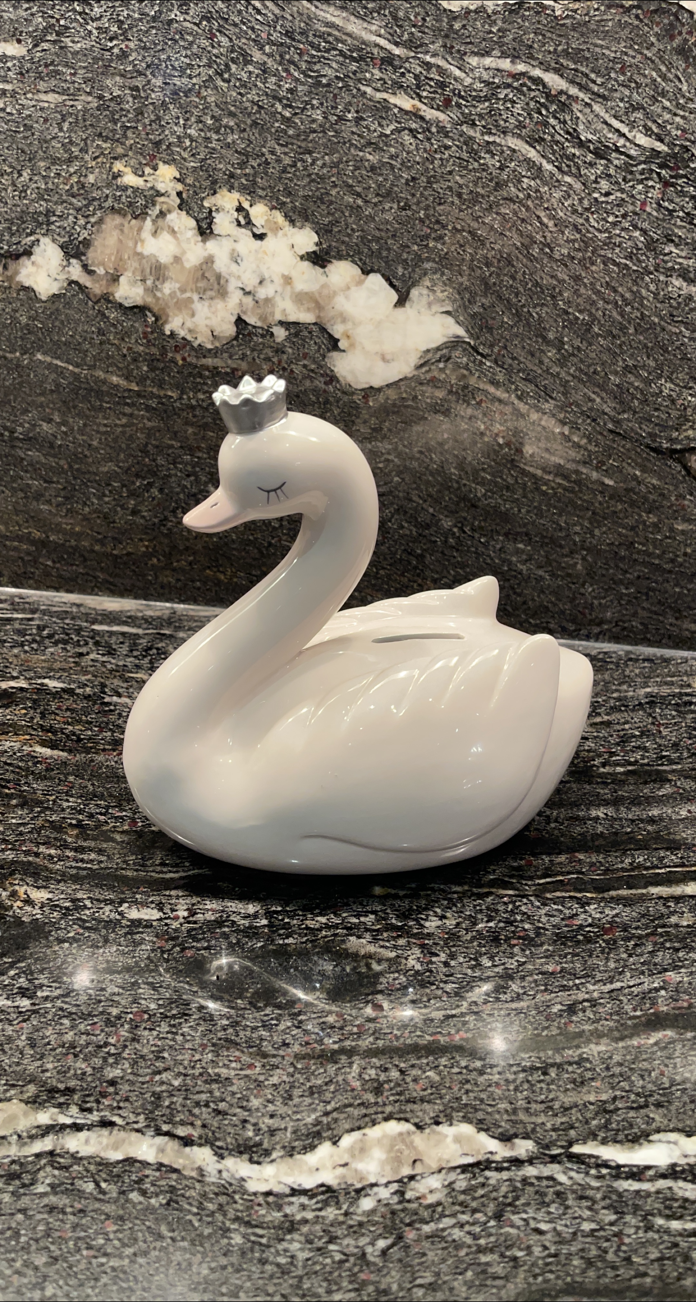 Swan Coin Bank - Cute Home Decor thumbnail