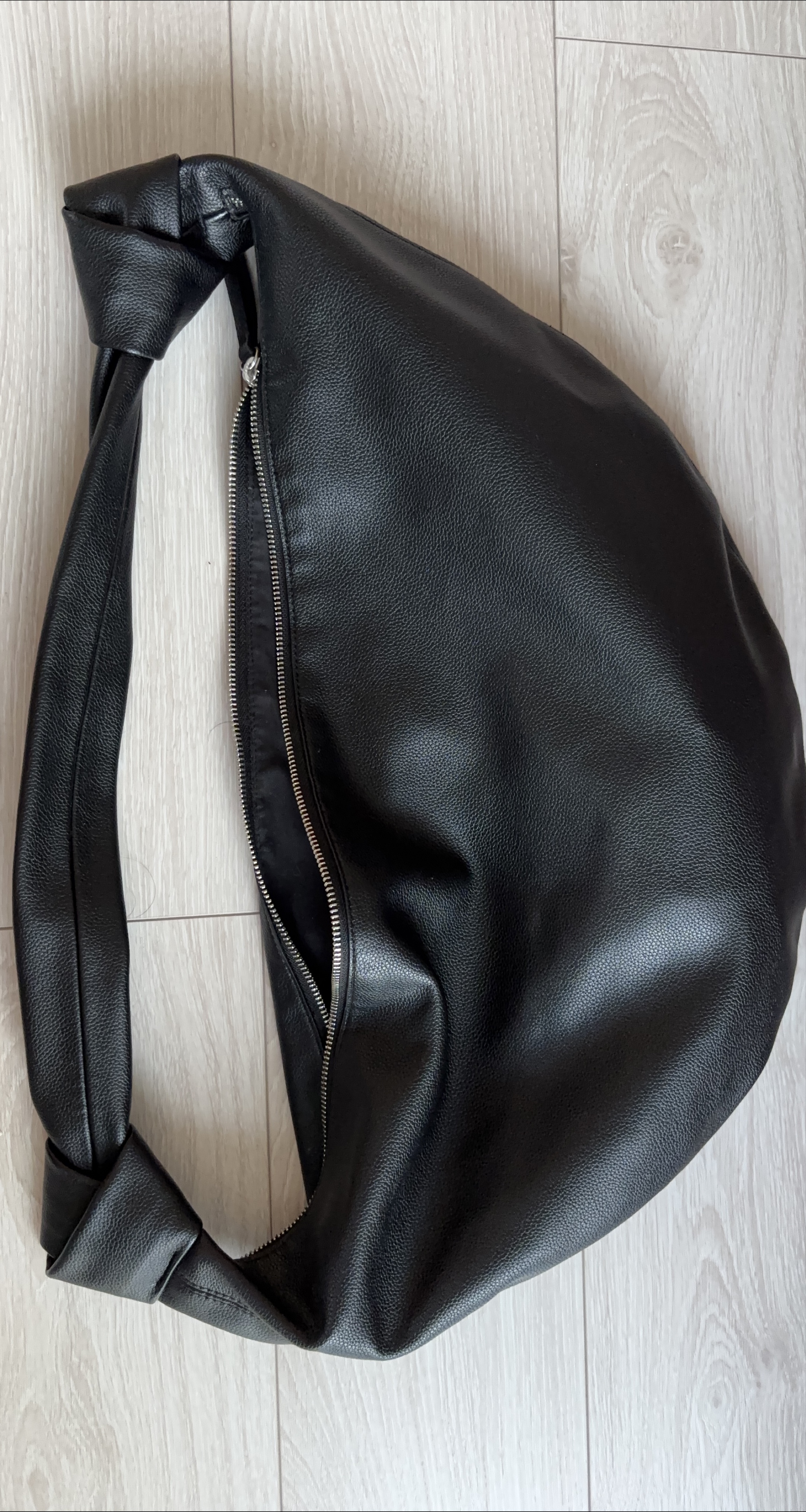 Oak and Fort Black Faux Leather Shoulder Bag thumbnail