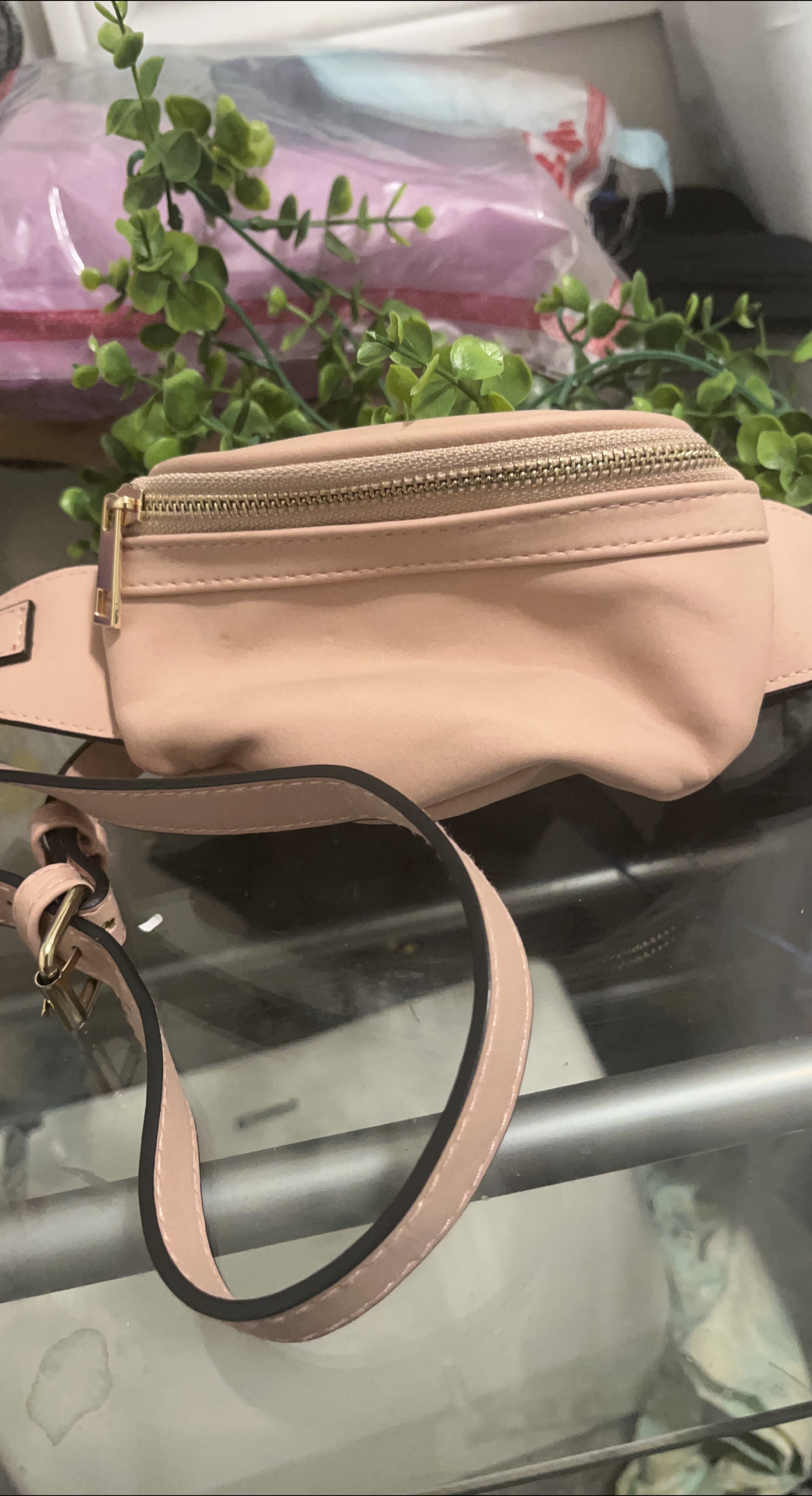 Blush Pink Belt Bag