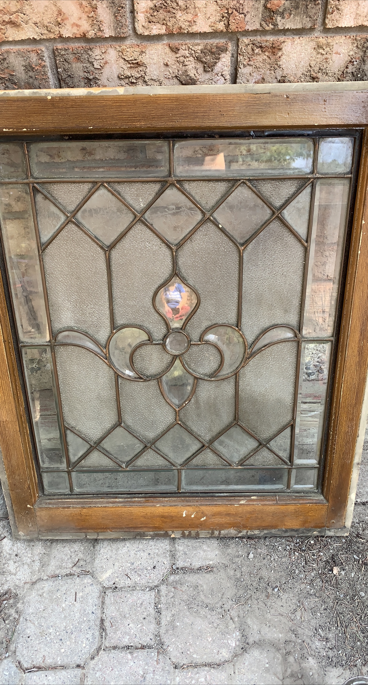 Vintage Stained Glass Window Panel thumbnail