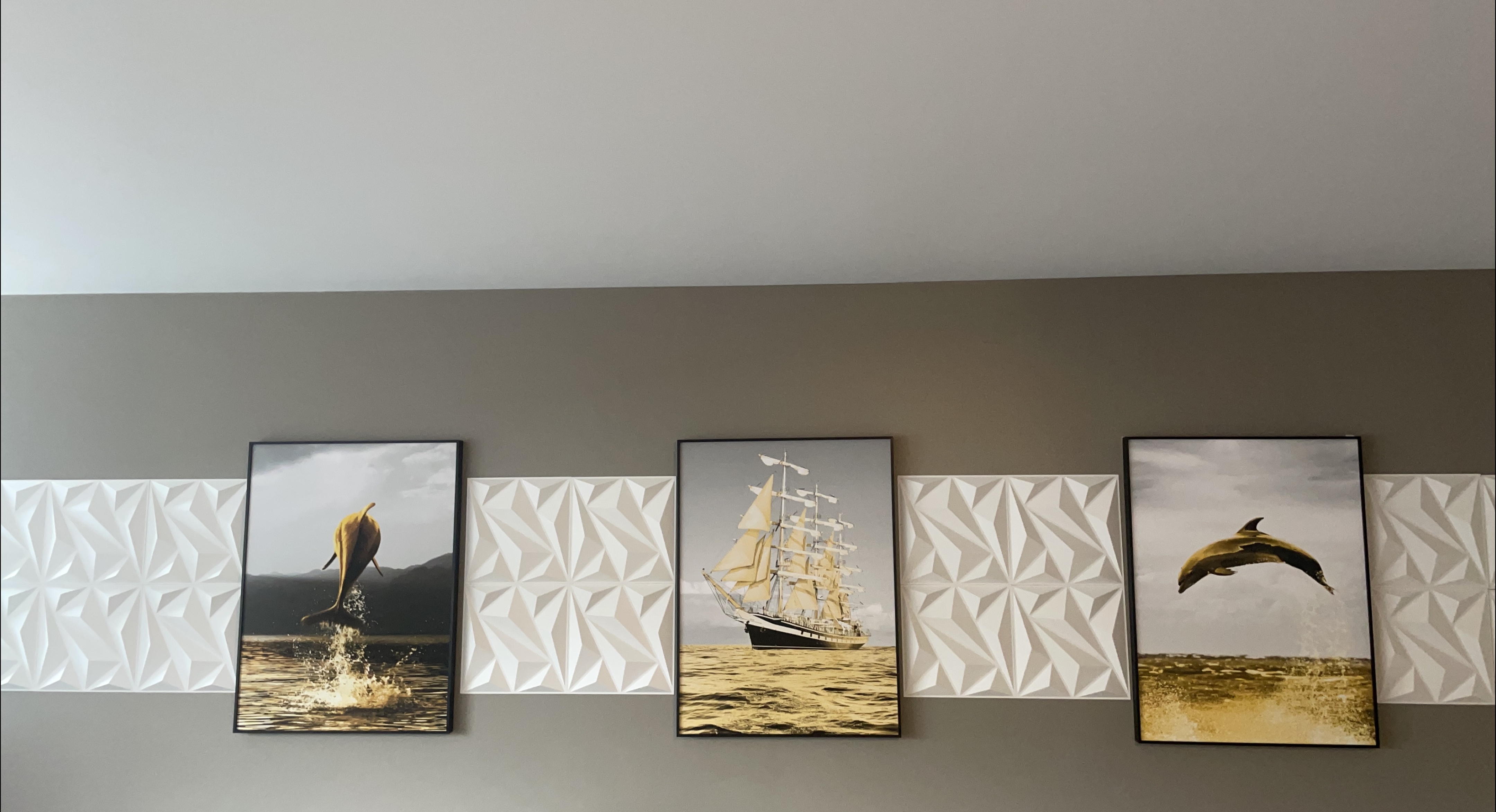 Framed Wall Art Prints & 3D Wall Panel Set thumbnail