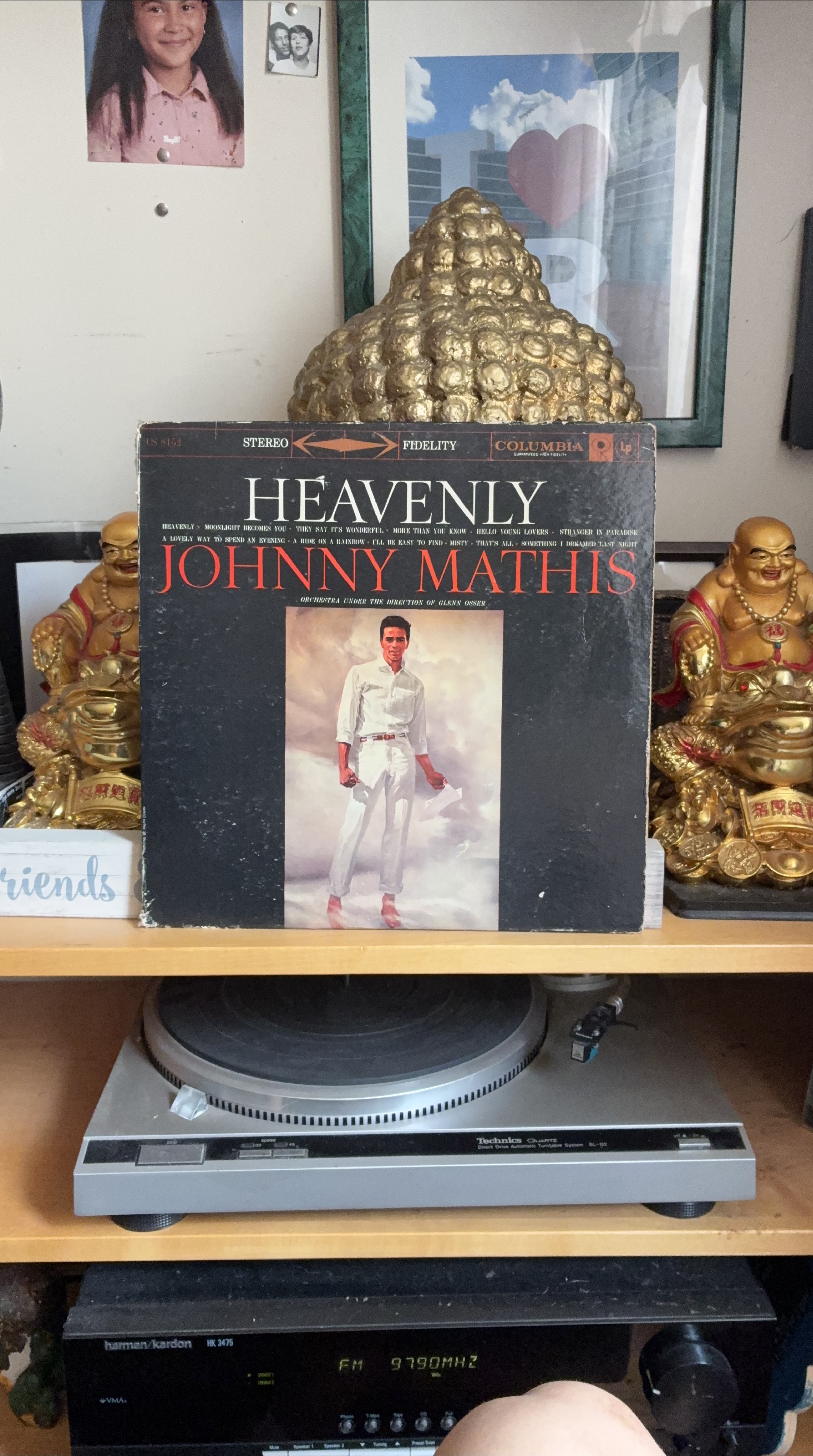 Johnny Mathis - Heavenly Vinyl Record thumbnail